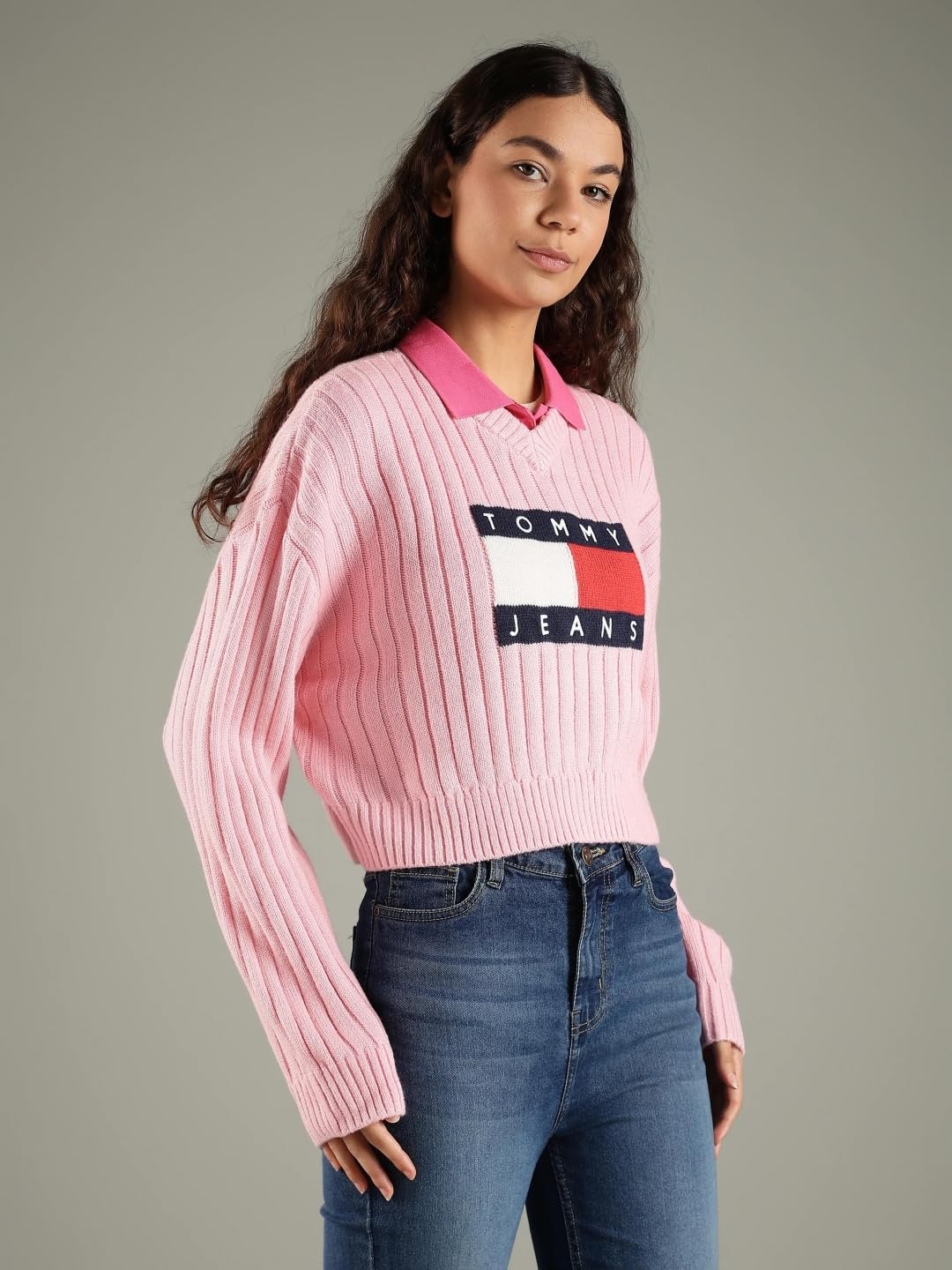 Tommy Hilfiger Regular Fit Polyester Crew Neck Sweater