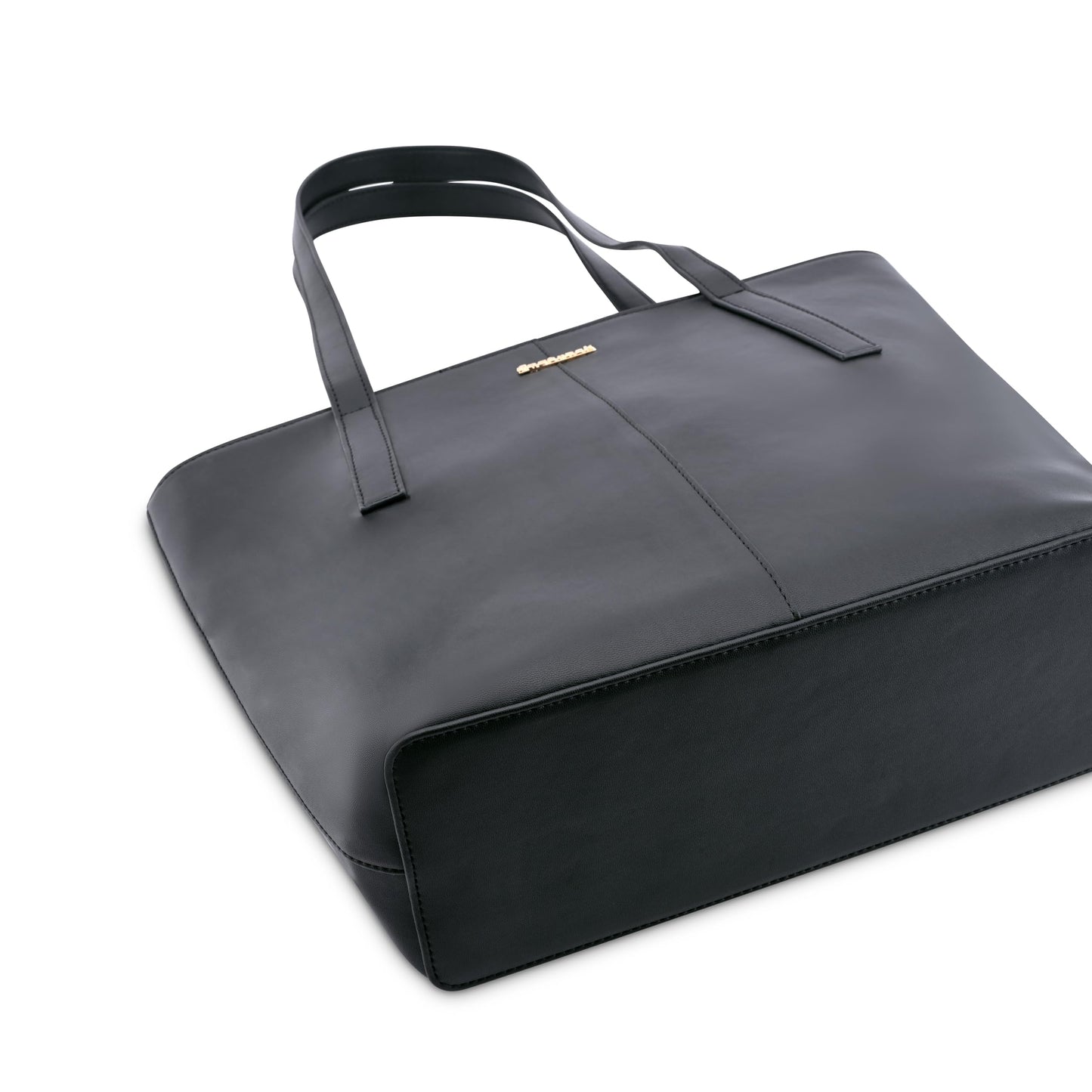 Fastrack Urban Chic Tote | Faux-Leather Women's Handbags | Tote For Casual Carry,black