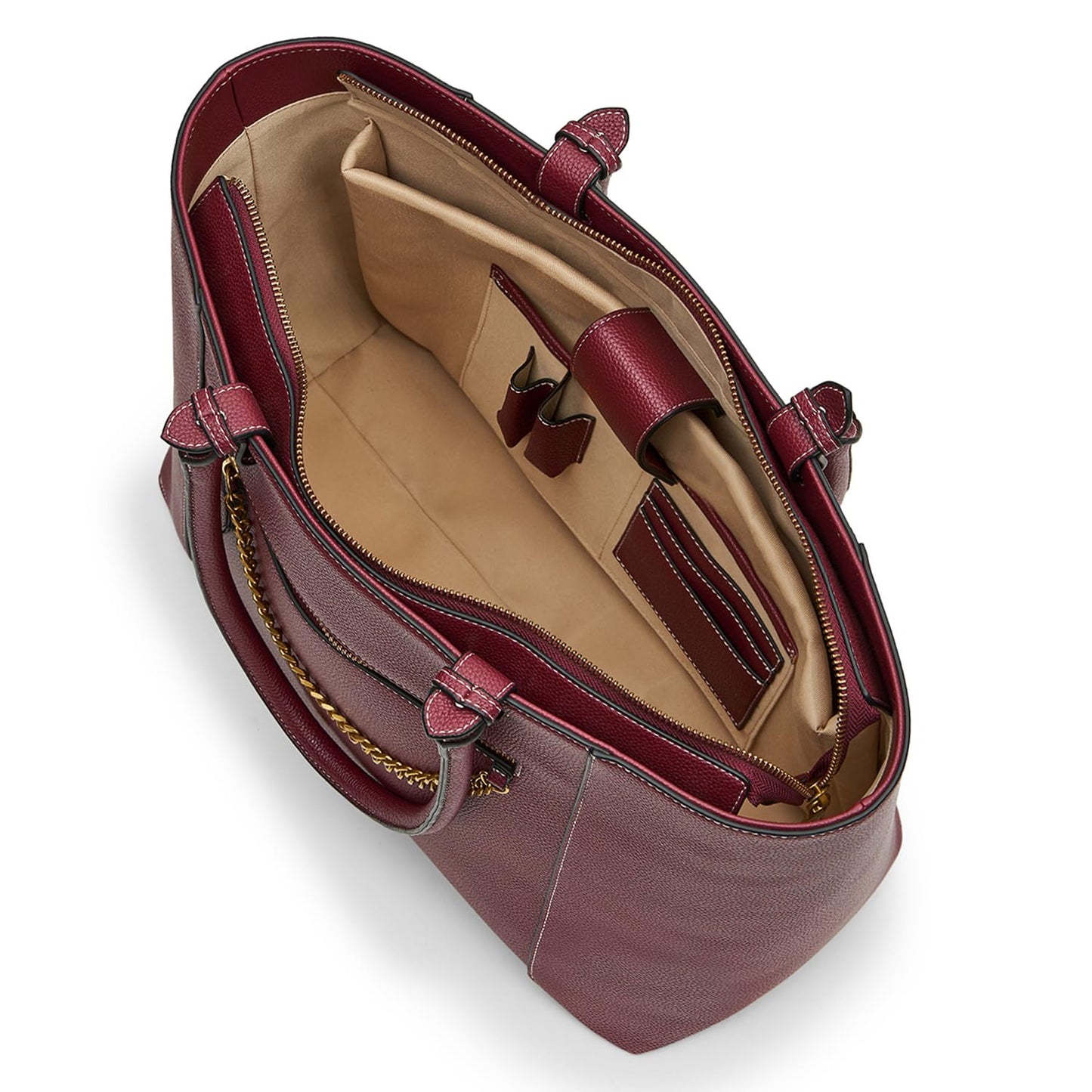 Miraggio Kris Laptop Tote Bag | Shoulder Bag For Office Fits Upto 14 Inches Laptop | Office Tote Bag | Gift For Women