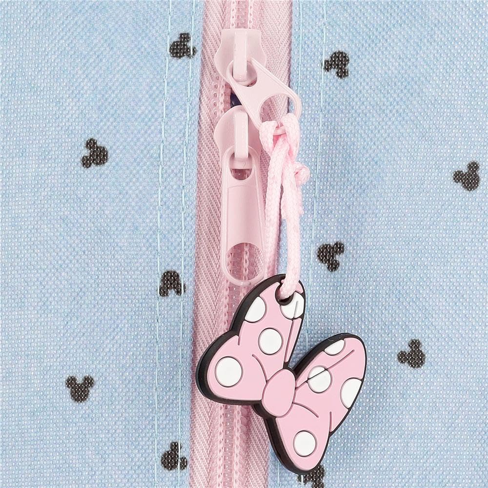 Joumma Disney Minnie American Darling Backpack Blue 23X28X10 cms Polyester 9.6L, Blue, Backpack, Blue, backpack, Blue, Backpack