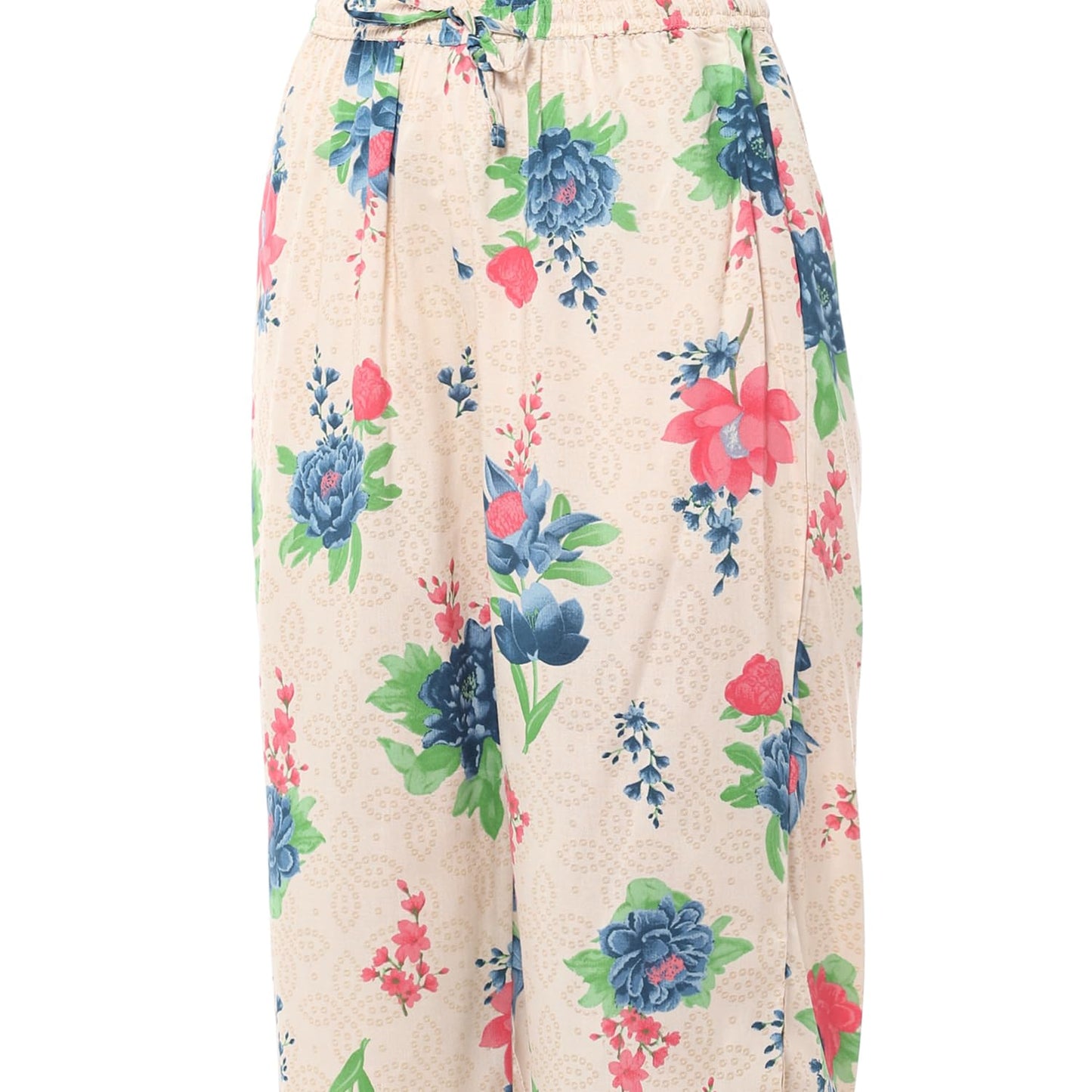 BIBA Women YARNDYED KALIDAR SALWAR KURTA DUPATTA(SKDKIAARA9445_TEAL_38)