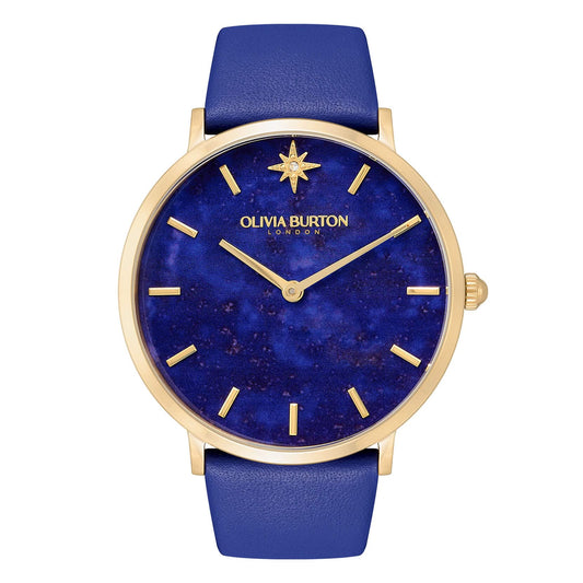 Olivia burton Ultra Slim Analog Blue Dial Women's Watch-24000068