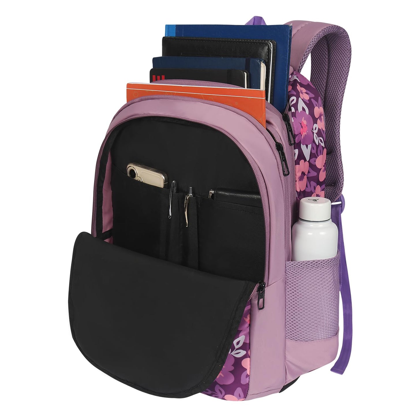 URBAN TRIBE Super Girls 25 Liters Lavender Smart Casual Office Travel Backpack for Men & Women, Boys & Girls