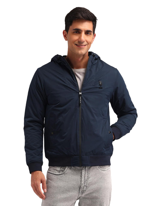 U.S. Polo Assn. Denim Co. Men's A-Line Coat (UDJCK1404_Navy