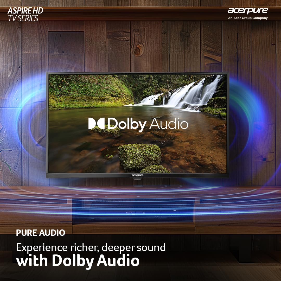 Acerpure 80 cm (32 inch) Aspire Series HD LED Smart Google TV AP32HG41AASPD Model (Black)