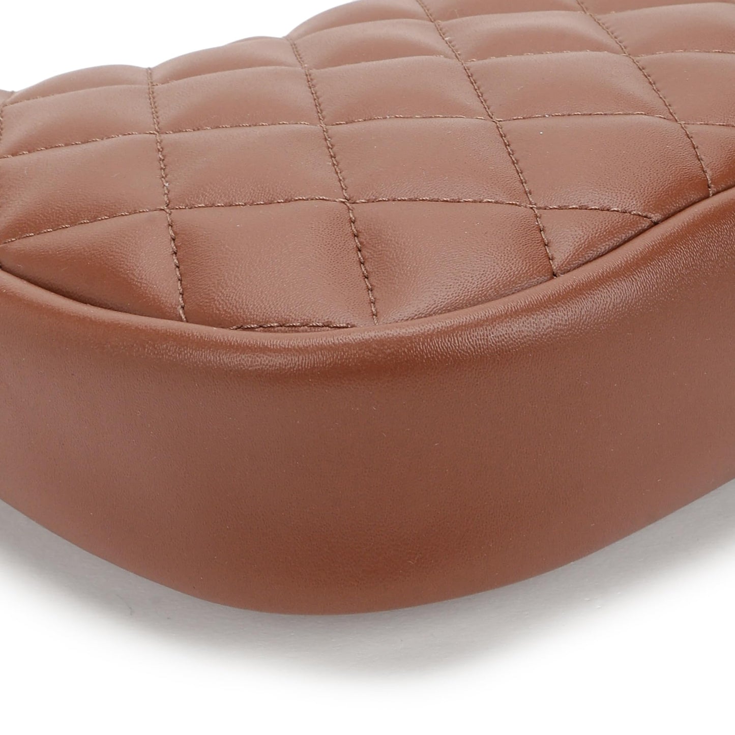 Fastrack Quilted Crush Shoulder Bag | Faux-Leather Women’s Bag | Zipper Closure with Silver Strap Accents & Utility Pockets | Gifts for Women