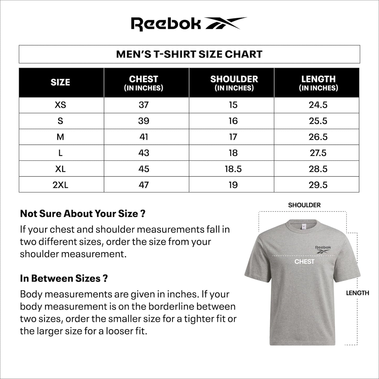 Reebok Men's Regular Fit T-Shirt (RMKCAA0903_White