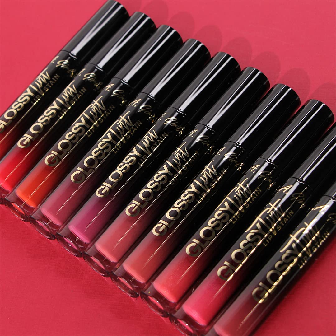 L.A GIRL Glossy Tint Lip Stain-Divine | High Gloss Shine | Long-Lasting Stain | Smooth, Non-Drying Formula |Cruelty-Free & Paraben-Free | 2.9 Gm