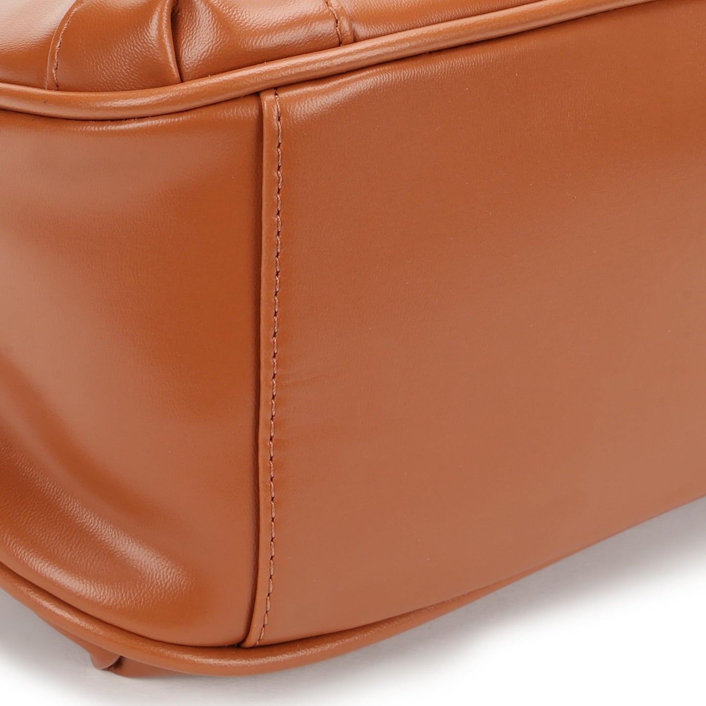 Fastrack Tan Sling Bag for Women | Minimal Faux Leather Crossbody with 2 Zippered Compartments & Quick-Access Pocket | Adjustable Strap Sling for Everyday Outings & College