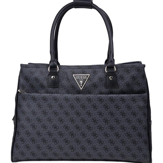 GUESS Women's Navy Printed Shopper Tote Bag| Ladies Purse Handbags | Gift For Ladies