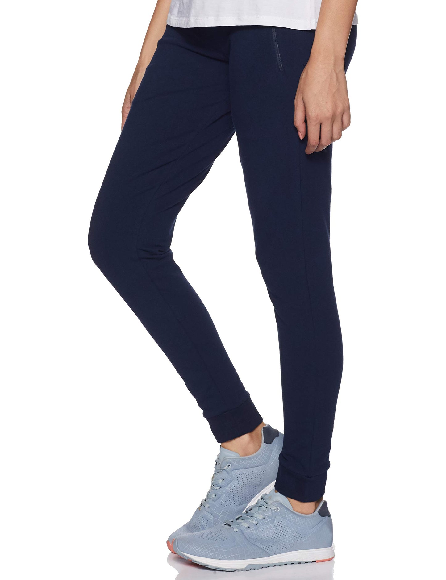 Van Heusen Women Athleisure Smart Tech+ Travel Pants - Easy Stain Release, Moisture Wicking, Ultra Soft_66302_Dark Navy_M