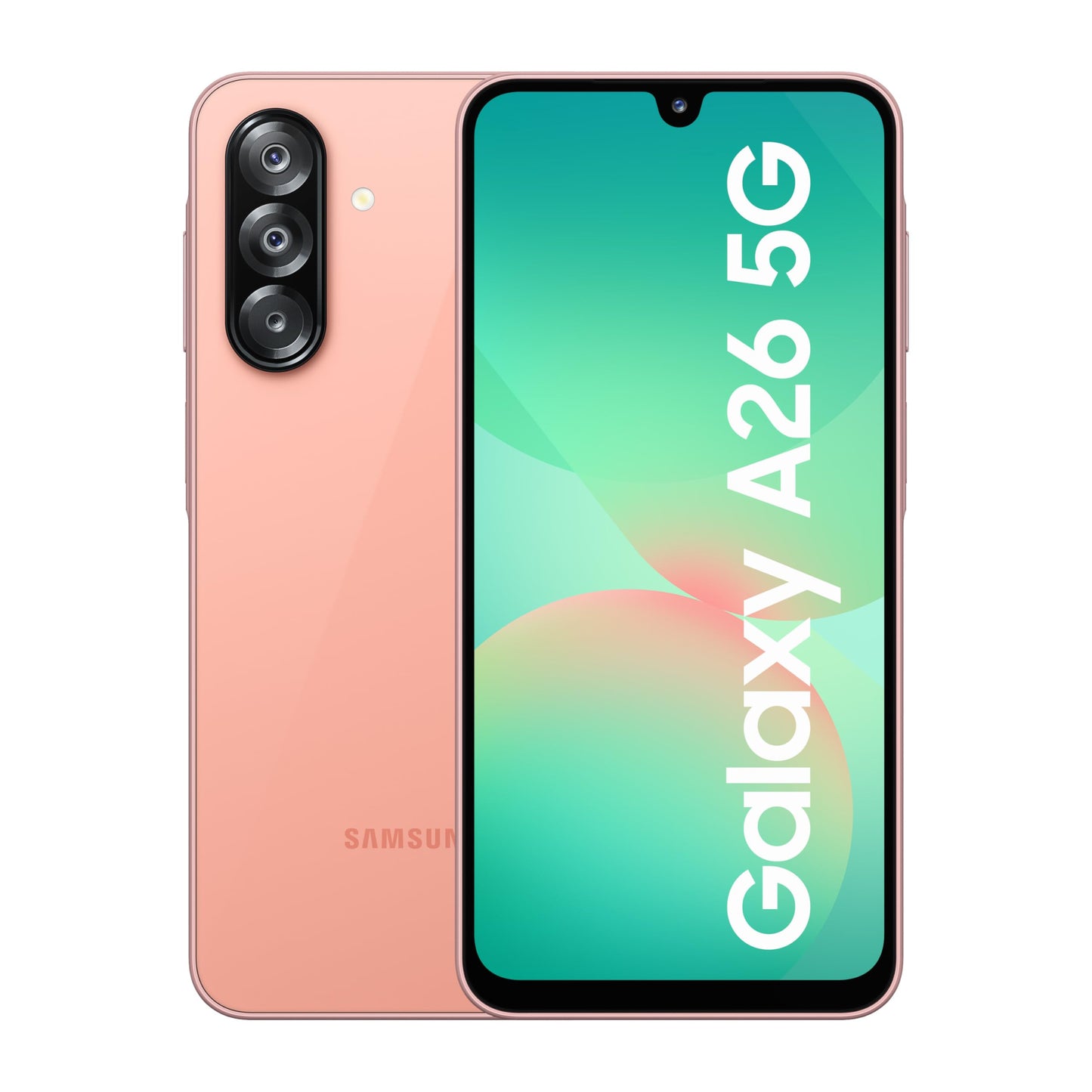 Samsung Galaxy A26 5G (Awesome Peach, 8GB, 128GB) | Awesome Intelligence: Circle to Search, Intelligent Editing | Awesome 50MP Triple Camera | IP67