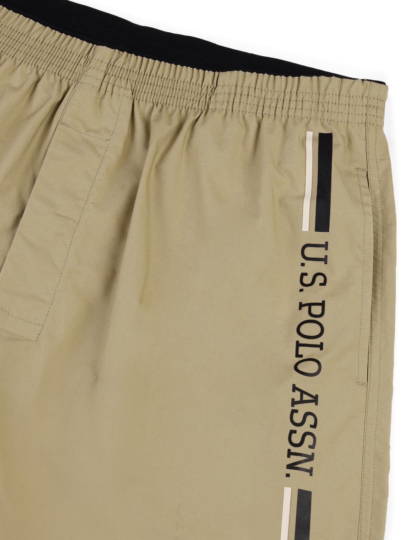 U.S. POLO ASSN. Men's Hybrid Shorts (IYAX-PL_Beige