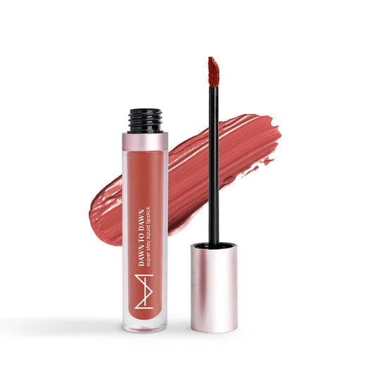 House Of Makeup Hydrating Liquid Lipstick | Nude Shades | Comfy Everyday Lipstick | 5 ml | Cinnamon Blush