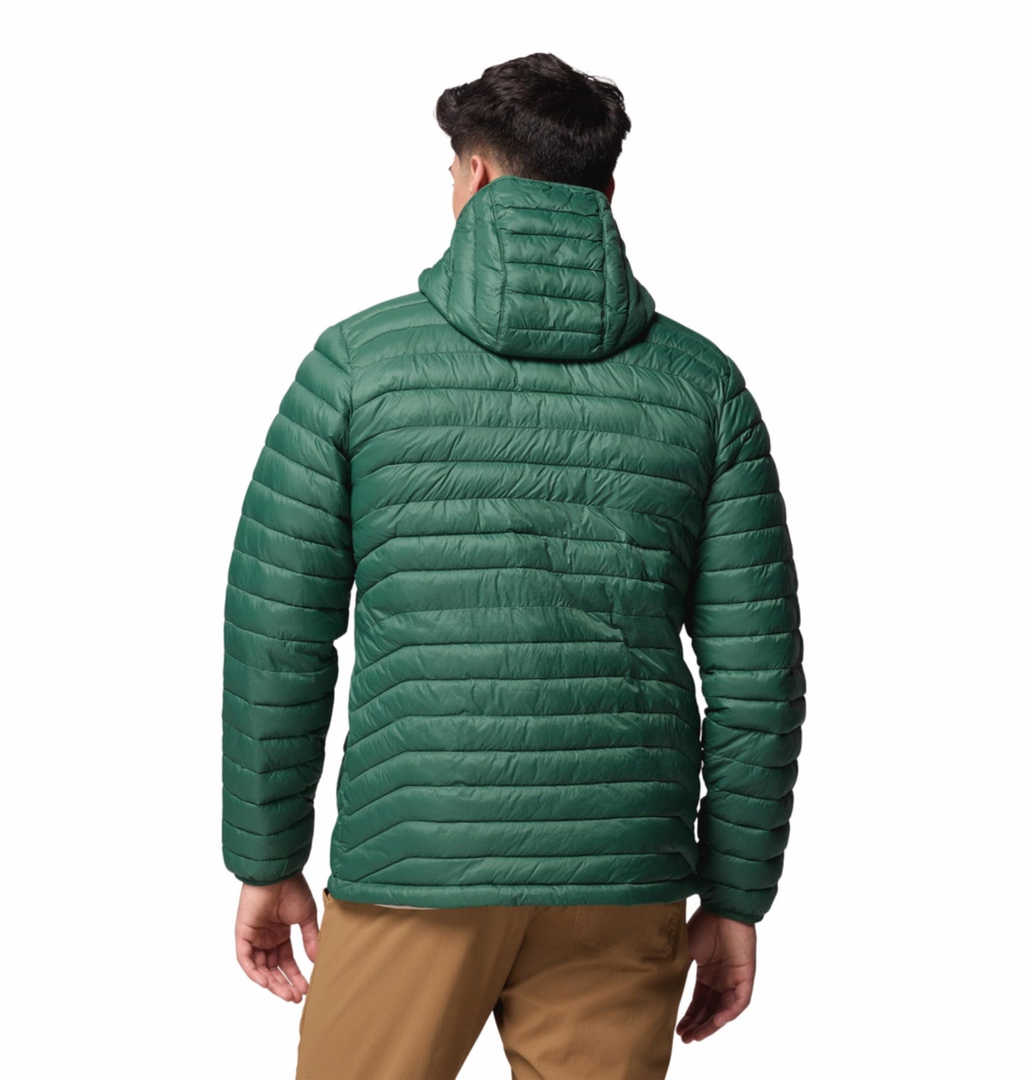Columbia Men Green OmniShield Powder Pass Down Jacket, L