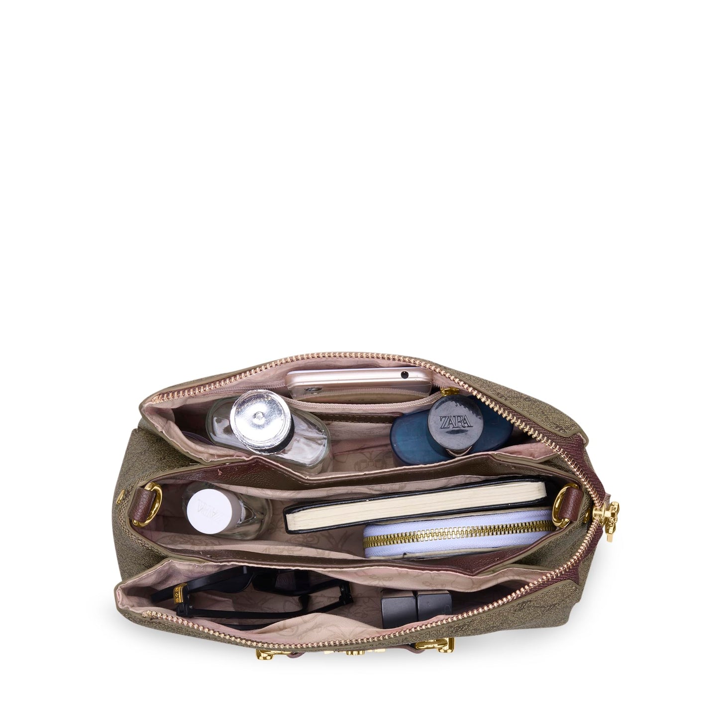 LAVIE PARIS Women's Eloi 3 Compartment Crossbody Sling Bag | Ladies Purse Handbag | Gift for Women