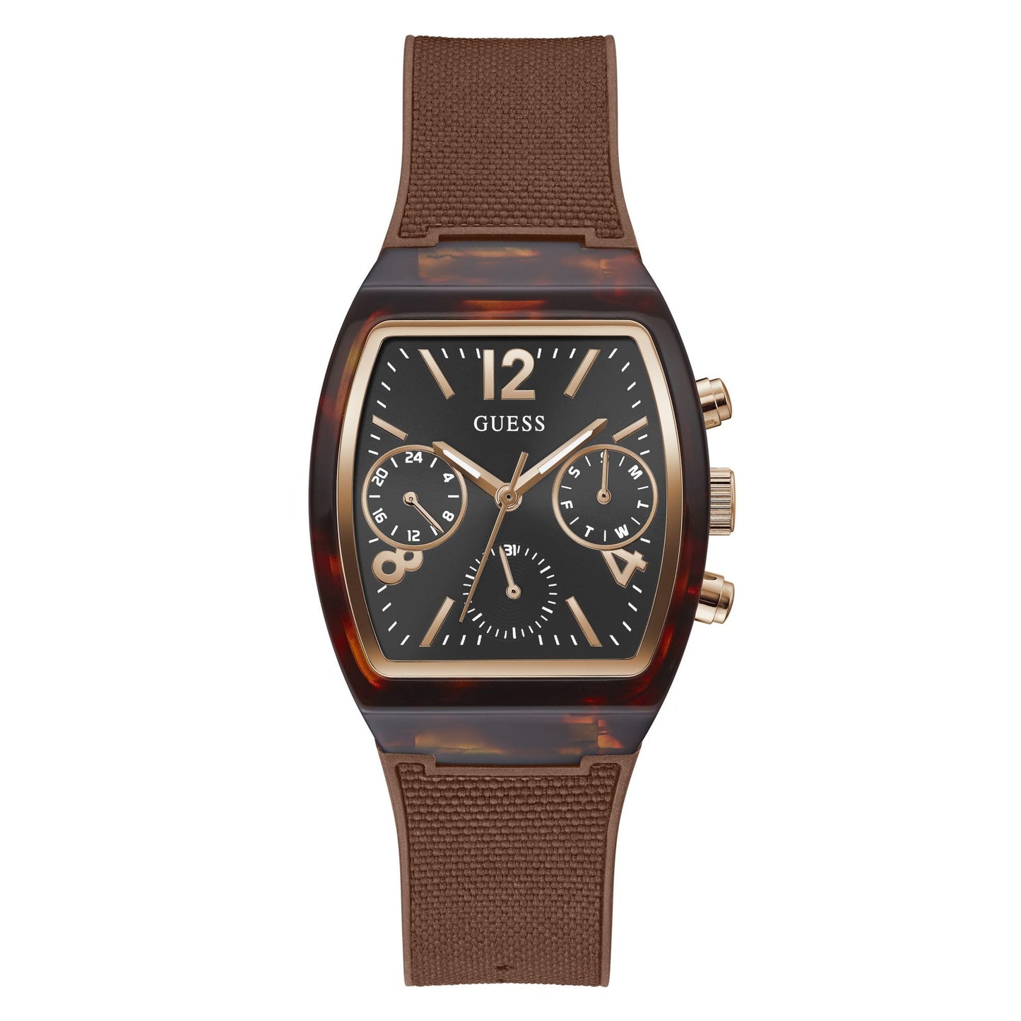 GUESS Analog White Dial Women's Watch-GW0306L3