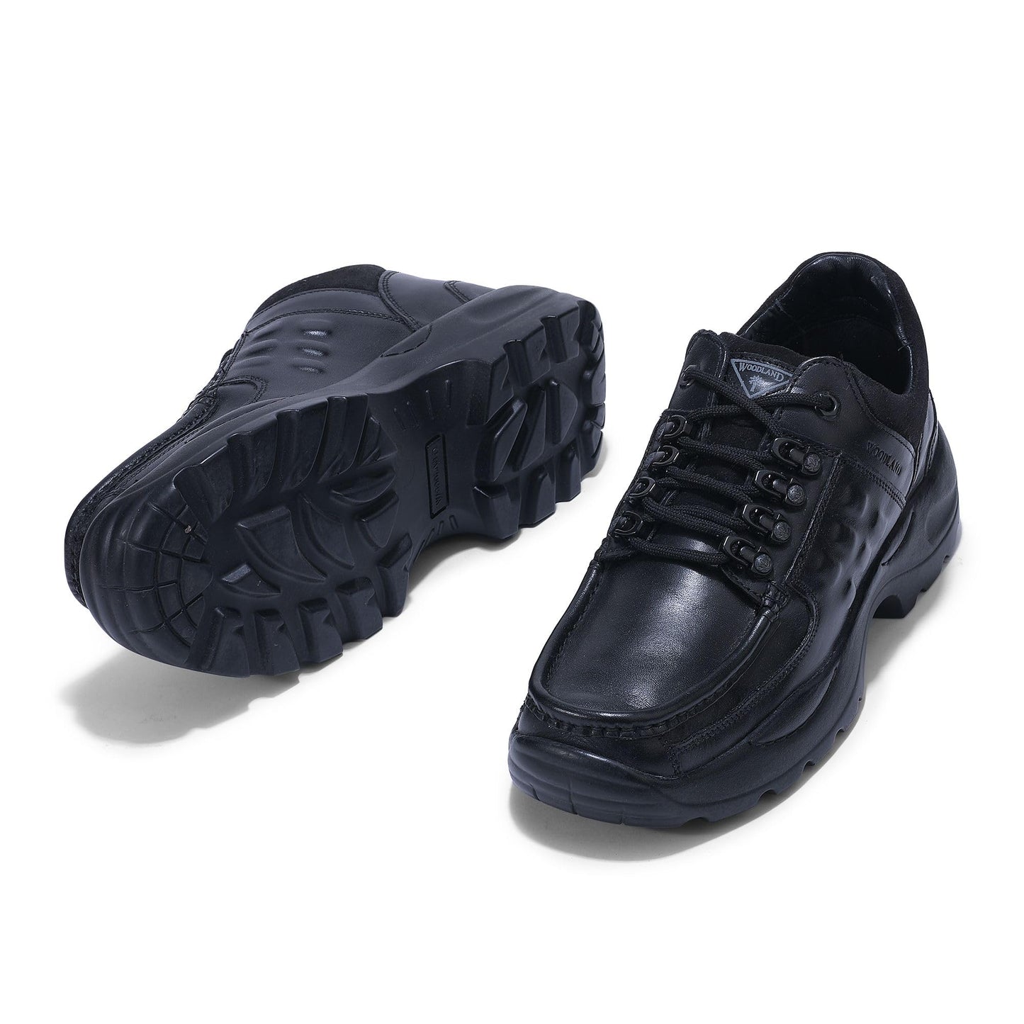 Woodland Men Black Casual Sneakers