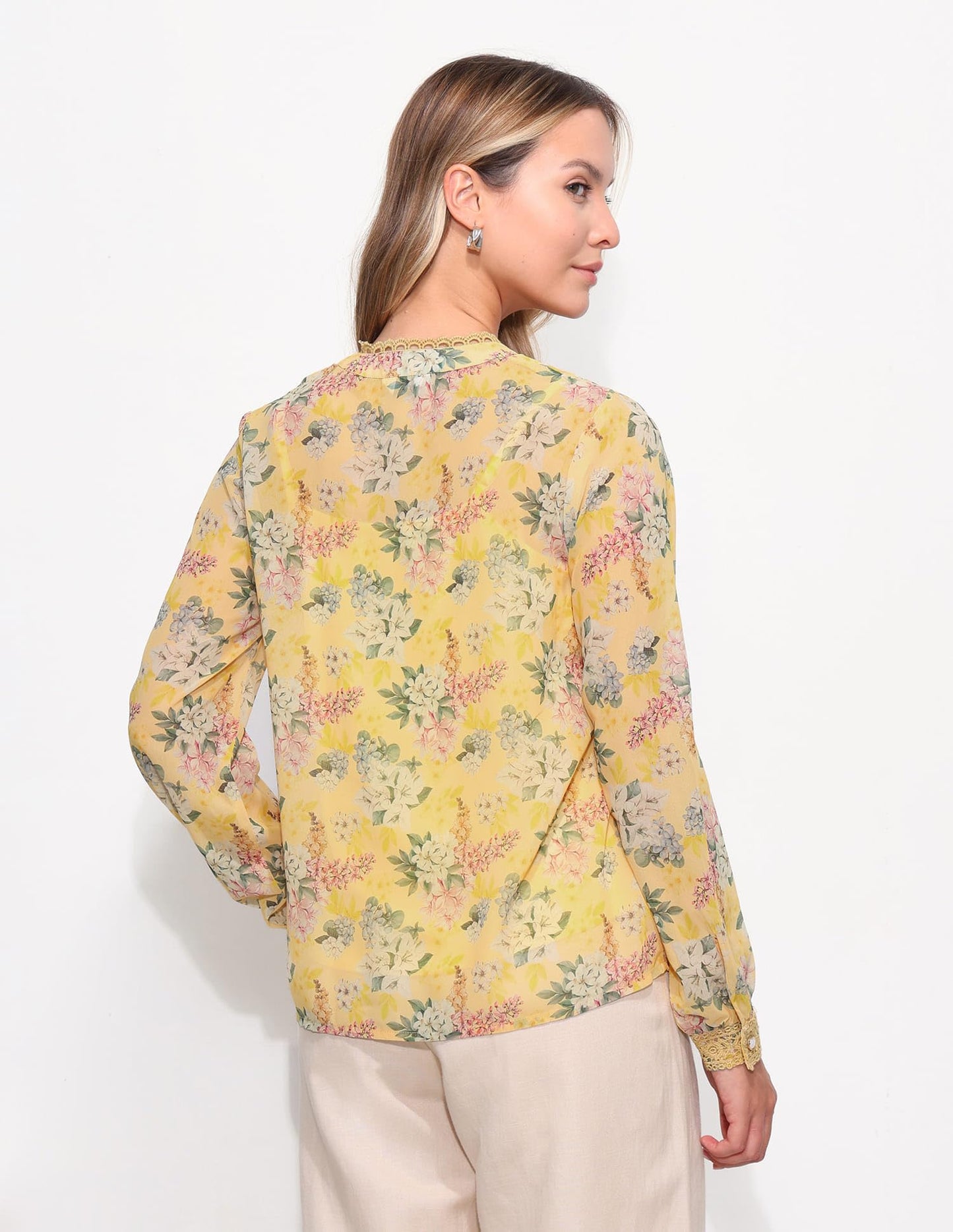 Floral Printed Regular Fit Top