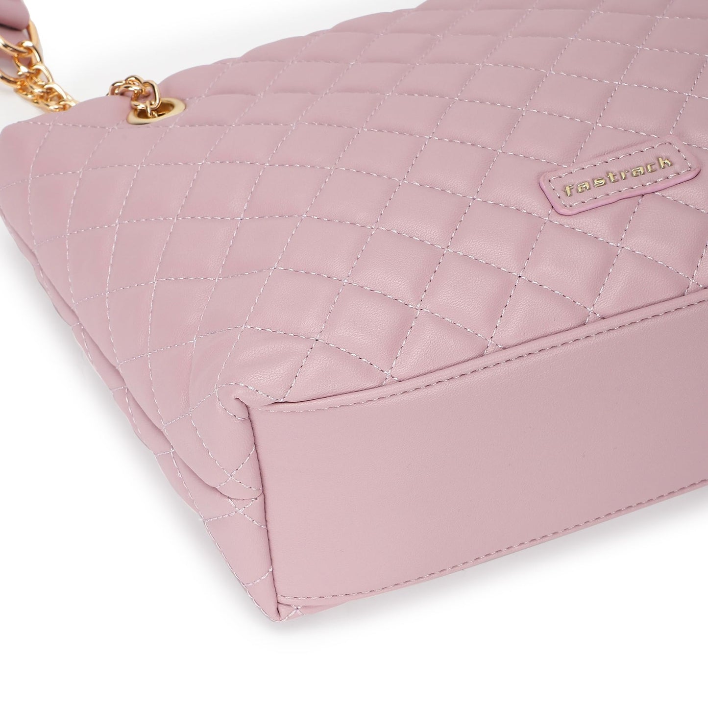 Fastrack Trendy Quilted Shoulder Bag | Faux-Leather Women's Handbags | Shoulder for Casual Carry