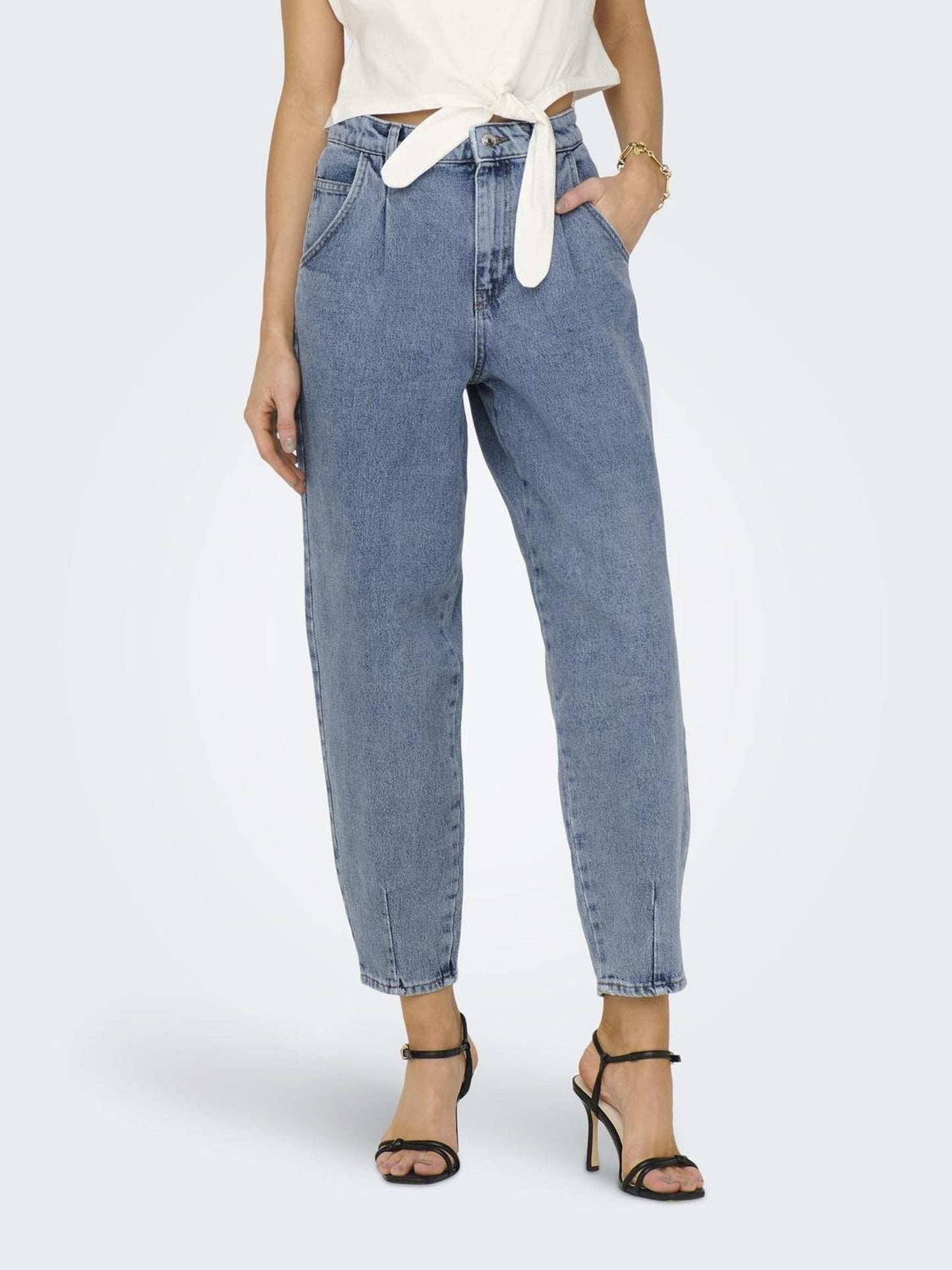 ONLY Straight Fit Jeans (15216530_Light Blue Denim_M/32)