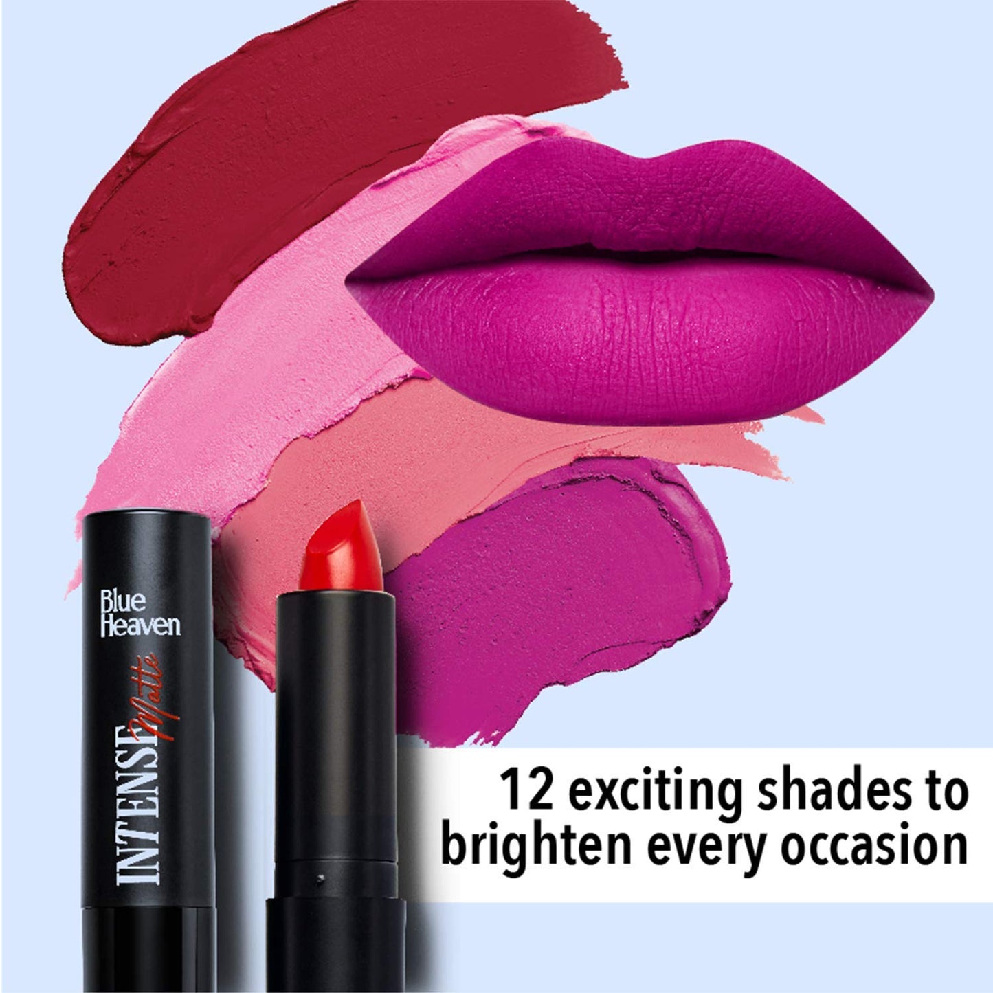 Blue Heaven Intense Matte Lipstick, Chocolate Swirl,307, 4 gm