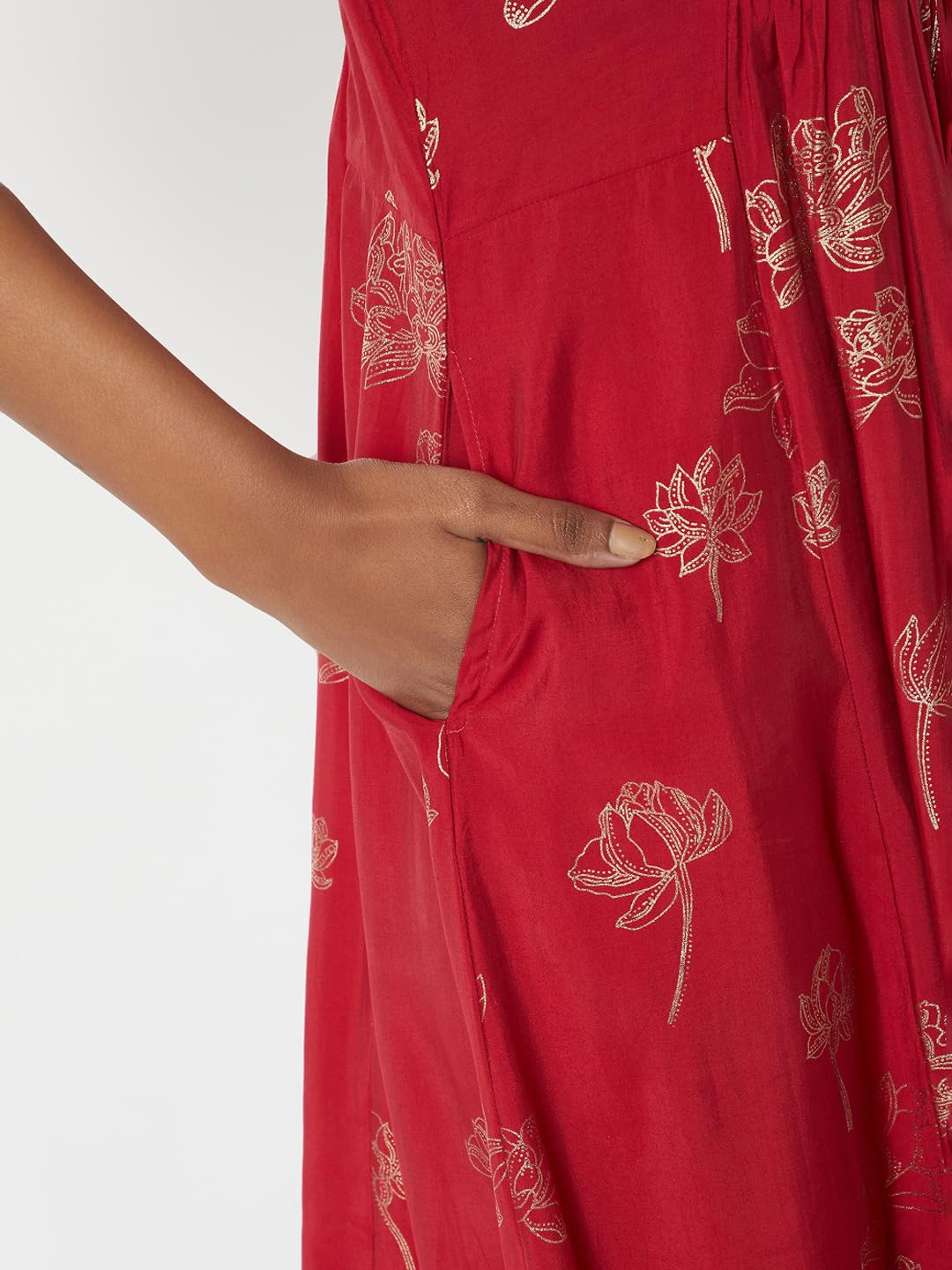 Max Women's Polyester Blend Kurta Set