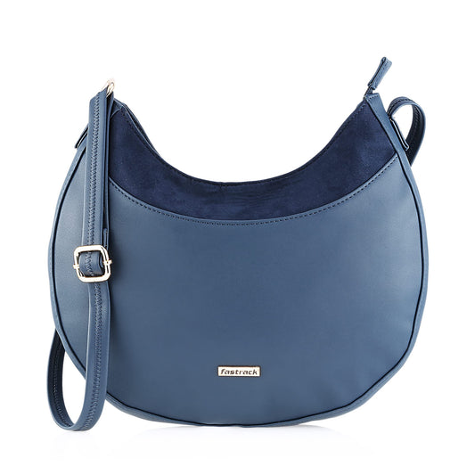 Fastrack Women Sling bag, Blue,