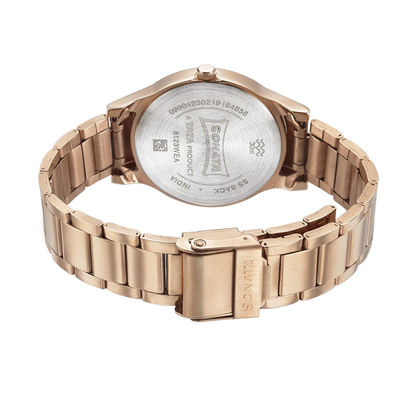 Sonata Blush It Up Analog Rose Gold Dial Women's Watch-NN8123WM03/NP8123WM03