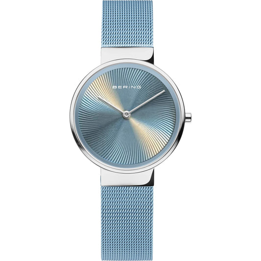 BERING Round Analog Blue Dial Women Watch 19031-308