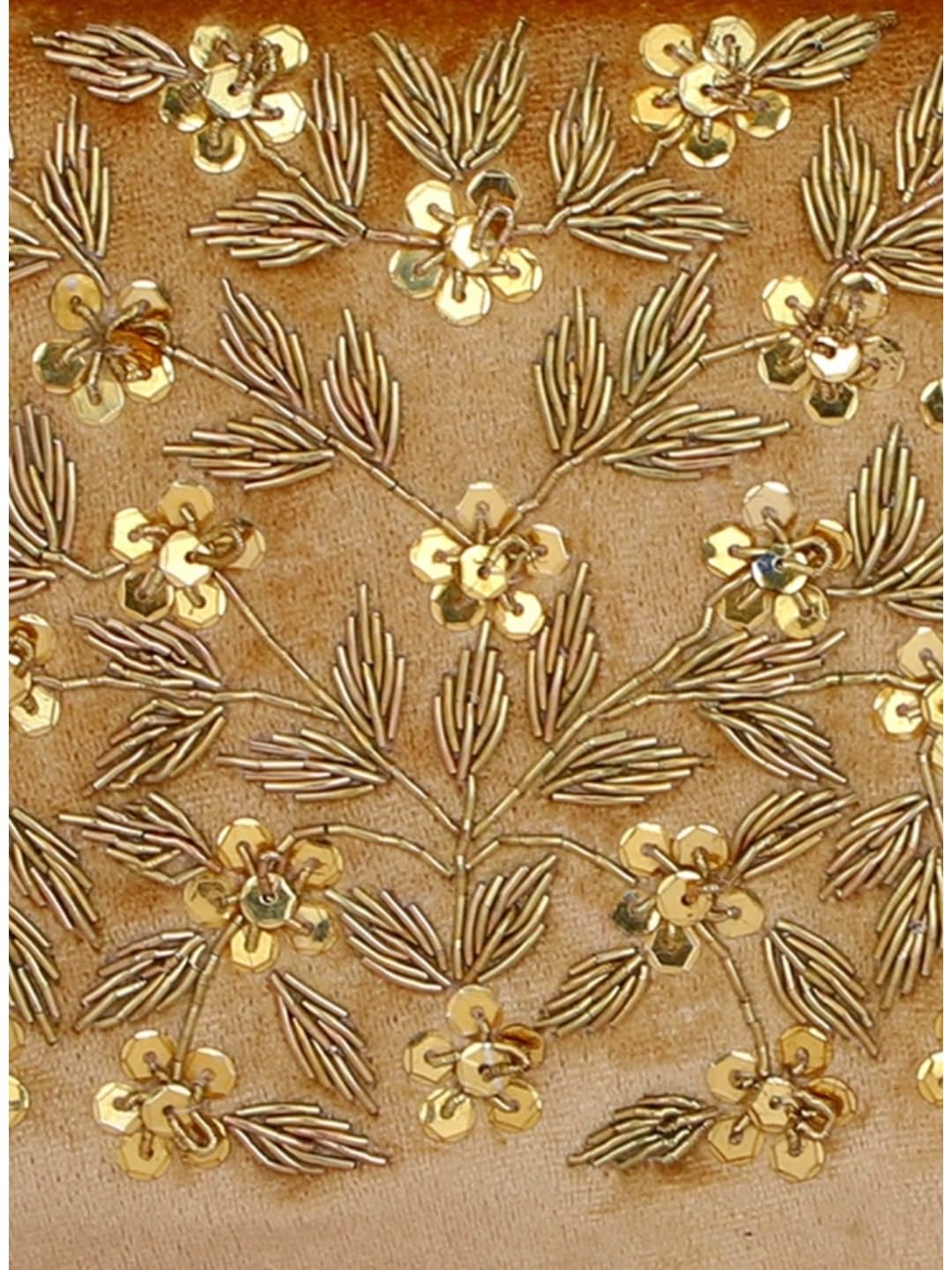 TOOBA Girl's Clutch (Gold Embroidered)