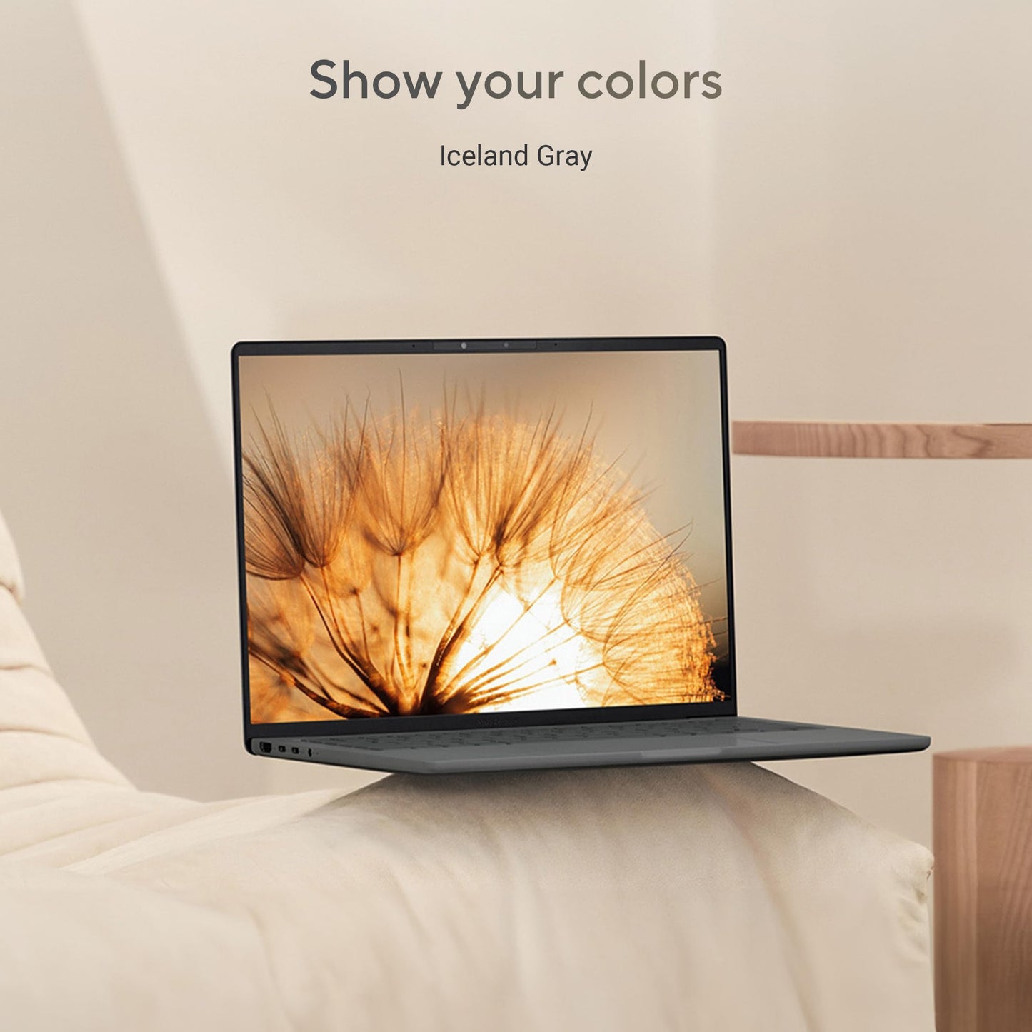 ASUS Zenbook A14,Snapdragon X,Copilot+ AI PC(Qualcomm Adreno iGPU/45TOPS/16GB/512GB/FHD+/14"/Backlit Keyboard/70WHr/Windows 11/M365 Basic(1Year)*/Office Home 2024/Iceland Gray/0.98 kg)UX3407QA-QD259WS