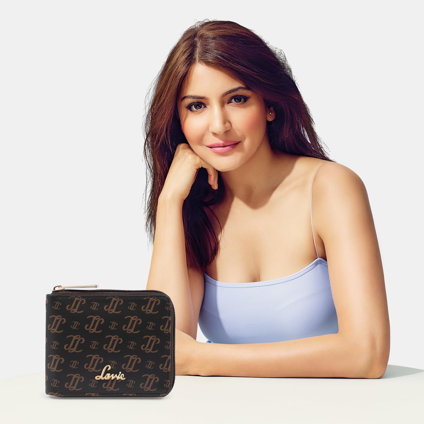 Lavie Women's Sacy Monogram LL Print Small Zip around Wallet | Ladies Purse Handbags