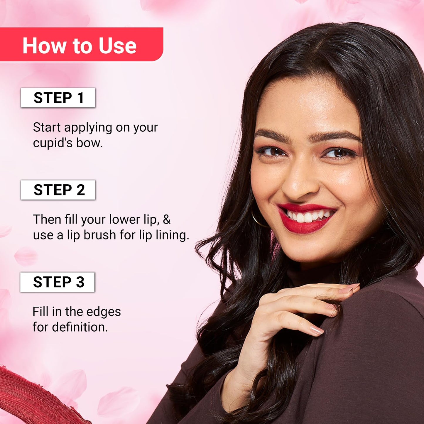 Iba Pure Lips Moisture Rich Lipstick for Women- A72 Maroon Burst, 4g | High Glossy, Creamy Finish & Smooth Texture| Hydrated Lips | Enriched with Vitamin E, Coconut Oil & Shea Butter | Intense Colour & Highly Pigmented | Lip Makeup