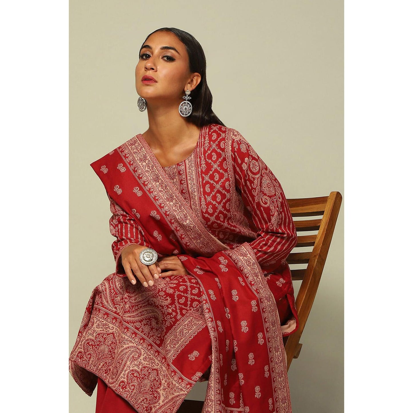 Rangriti Women's Acrylic Kurta Set