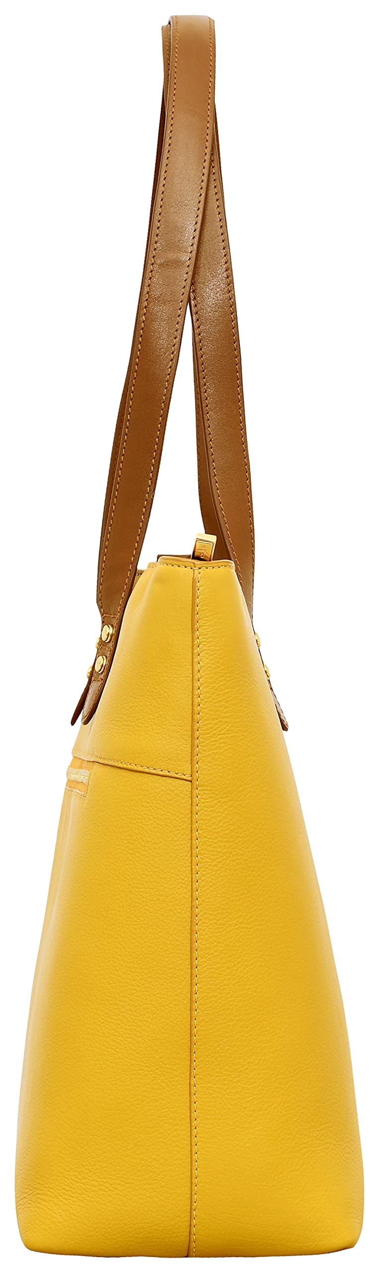 eske Vesta, the Leather Tote Bag for Women | Large Shoulder Handbag with 3 Compartments | Zip & Slip Pockets | Long Handle Drop | Work & Travel Friendly | Elegant Everyday Carryall