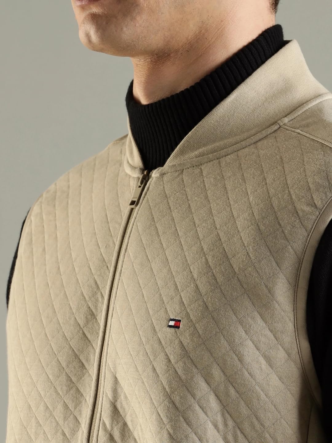 Solid Regular Fit Cotton Jacket