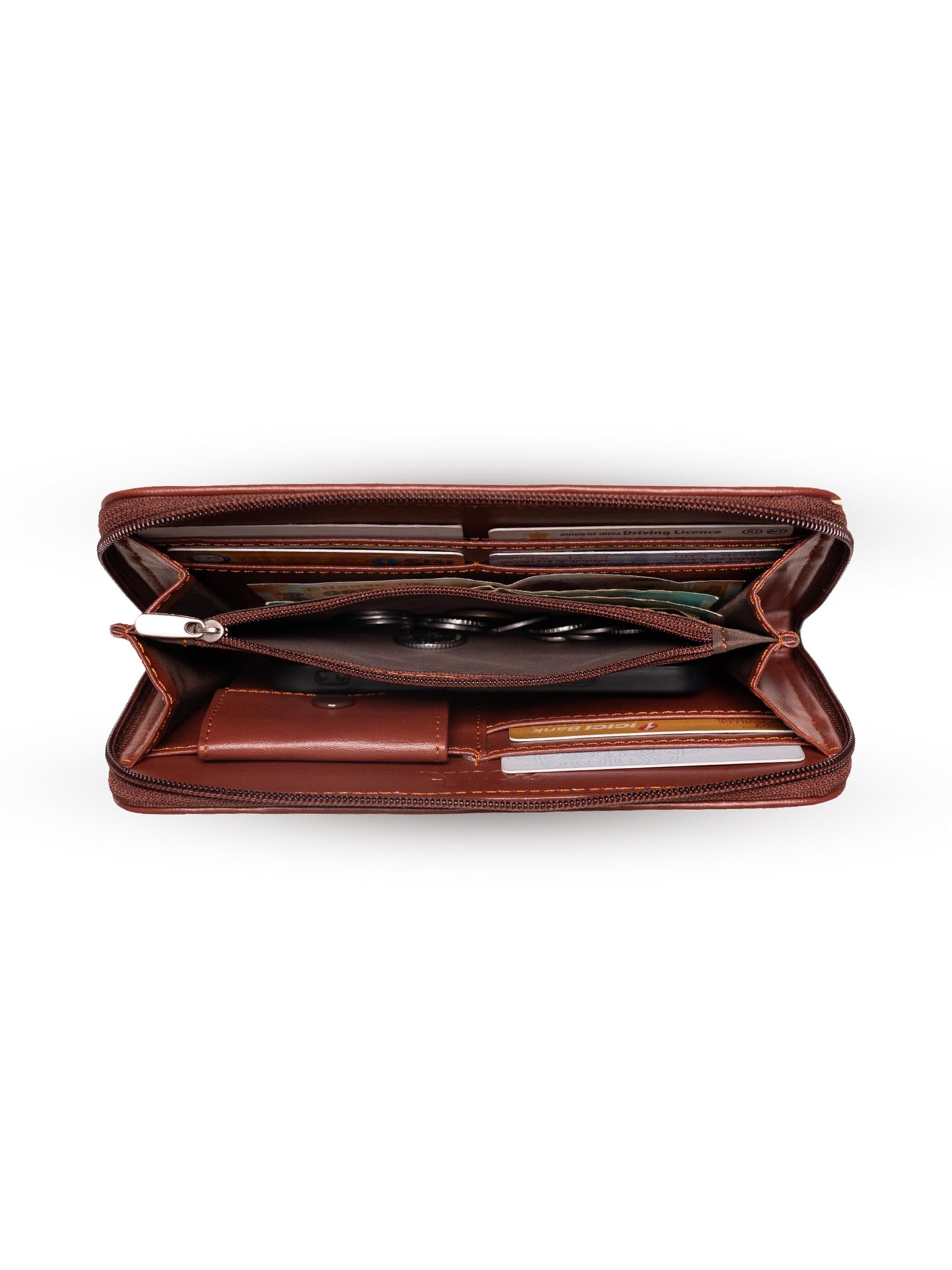 ZOUK Multicolored Fabric Women's Handmade Wallet (WB01WB01)