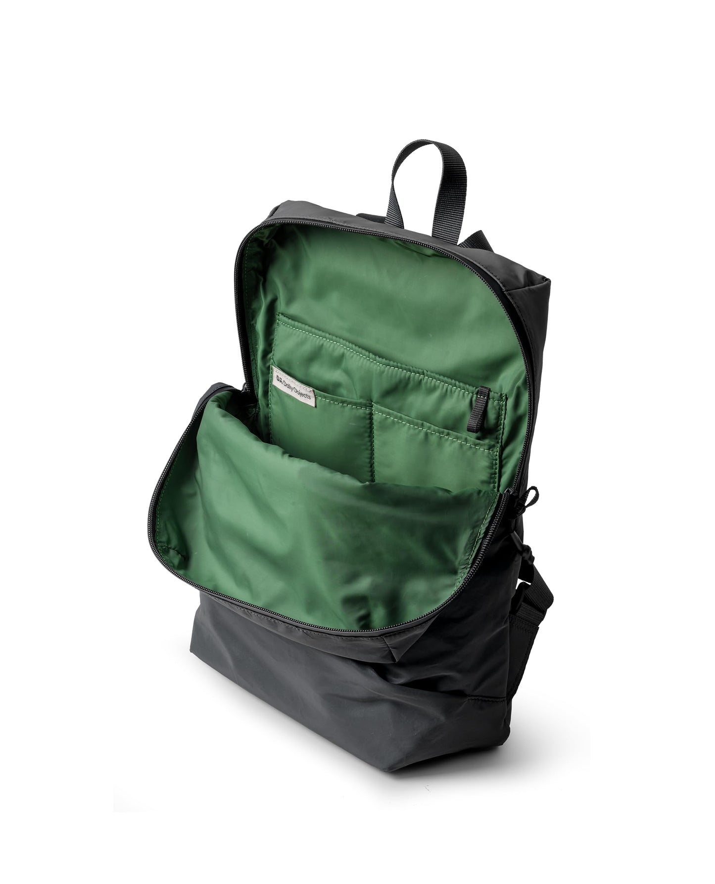 DailyObjects 1 Compartment Dark Grey Blaze Daypack|Lightweight Reflective Fabric|Casual Laptop Bag with Luggage Sleeve|Unisex Travel Backpack|iPad Storage|Adjustable Strap for Comfort Carry,7 L