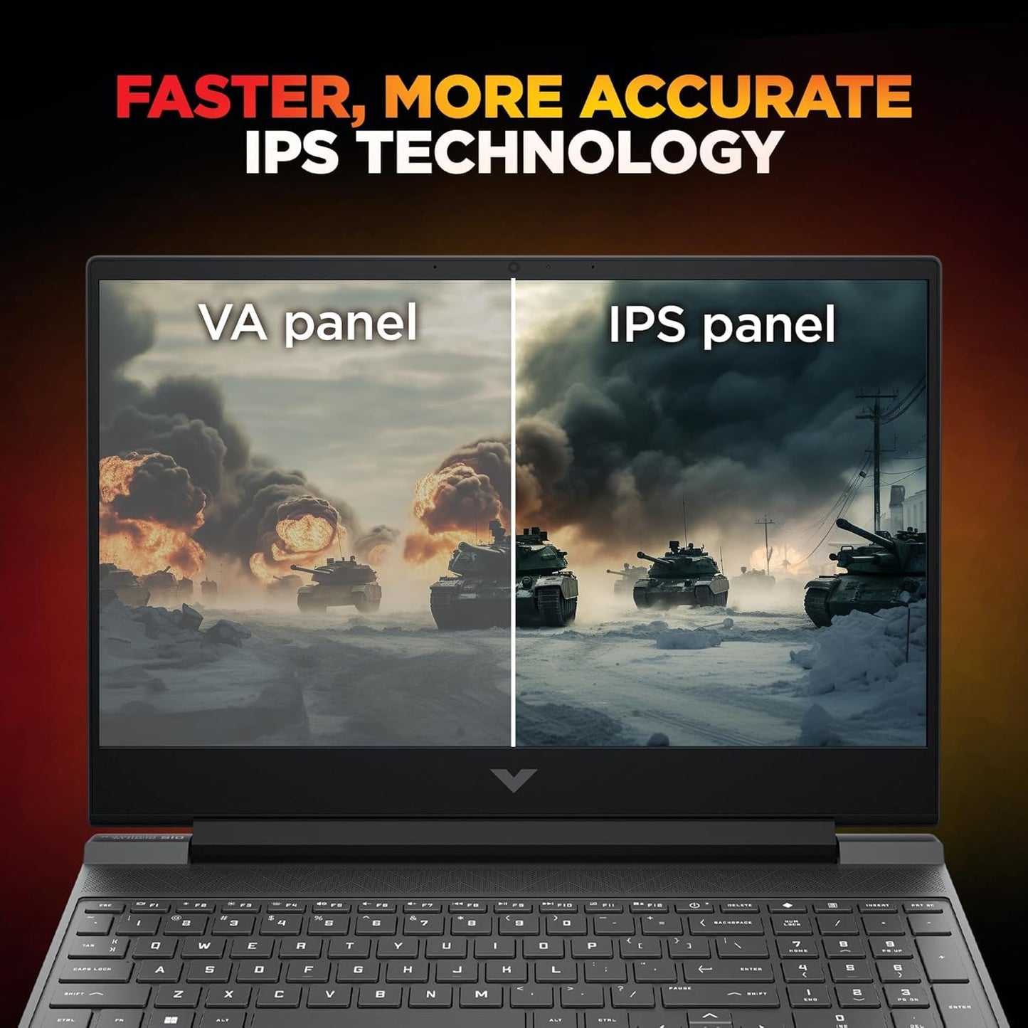 HP Victus, AMD Ryzen 7 7445HS, 4GB RTX 2050, 16GB DDR5(Upgradable) 512GB SSD, FHD, 144Hz, 300 nits, IPS, 15.6''/39.6cm, Win11, M365* Office24, Mica Silver, 2.29kg, fb3123AX, Backlit, Gaming Laptop