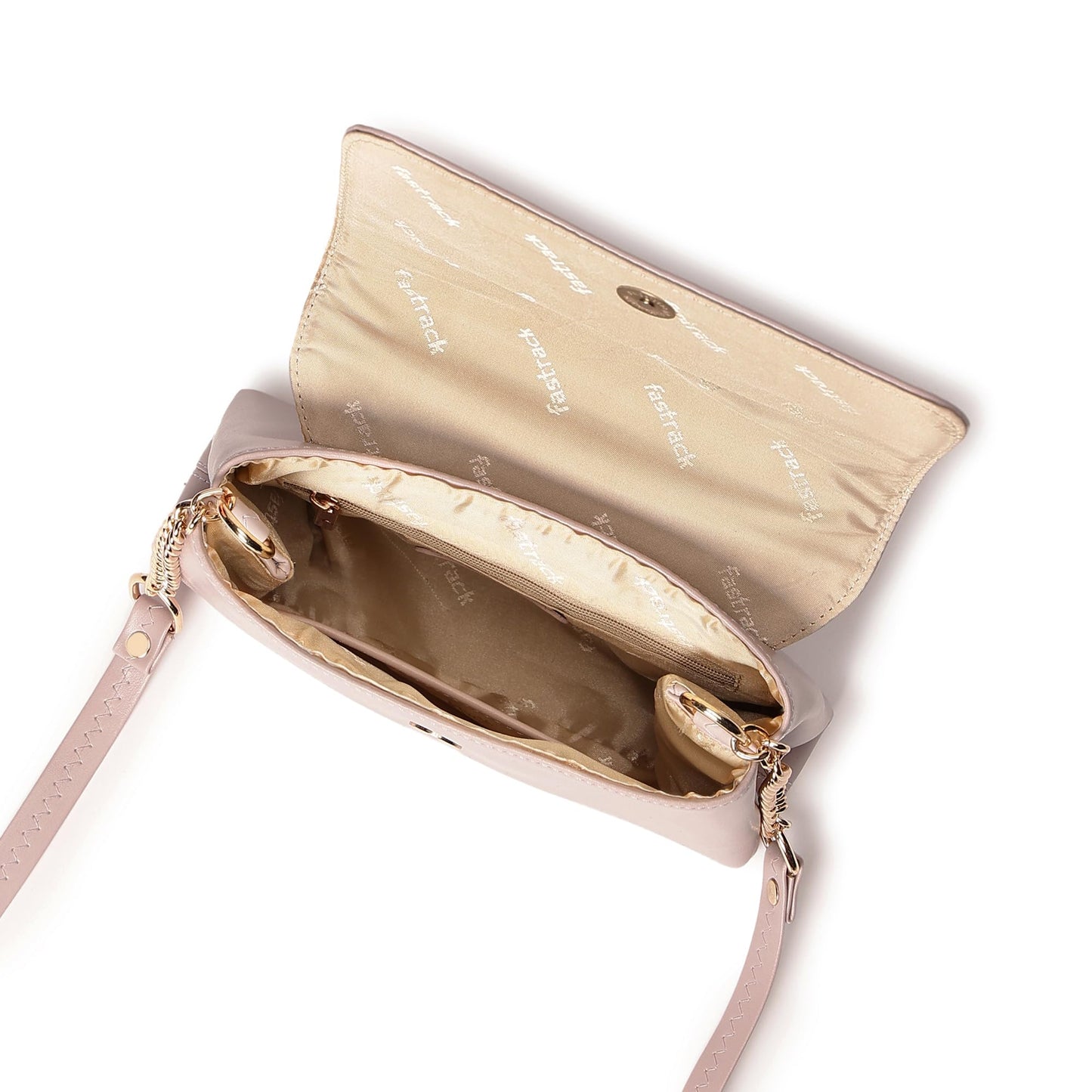 Fastrack Structured Sling Bag for Women, Girls & Ladies | Stylish Trendy Sling Bag | Sling for Casual Carry | Ladies Purse Handbag