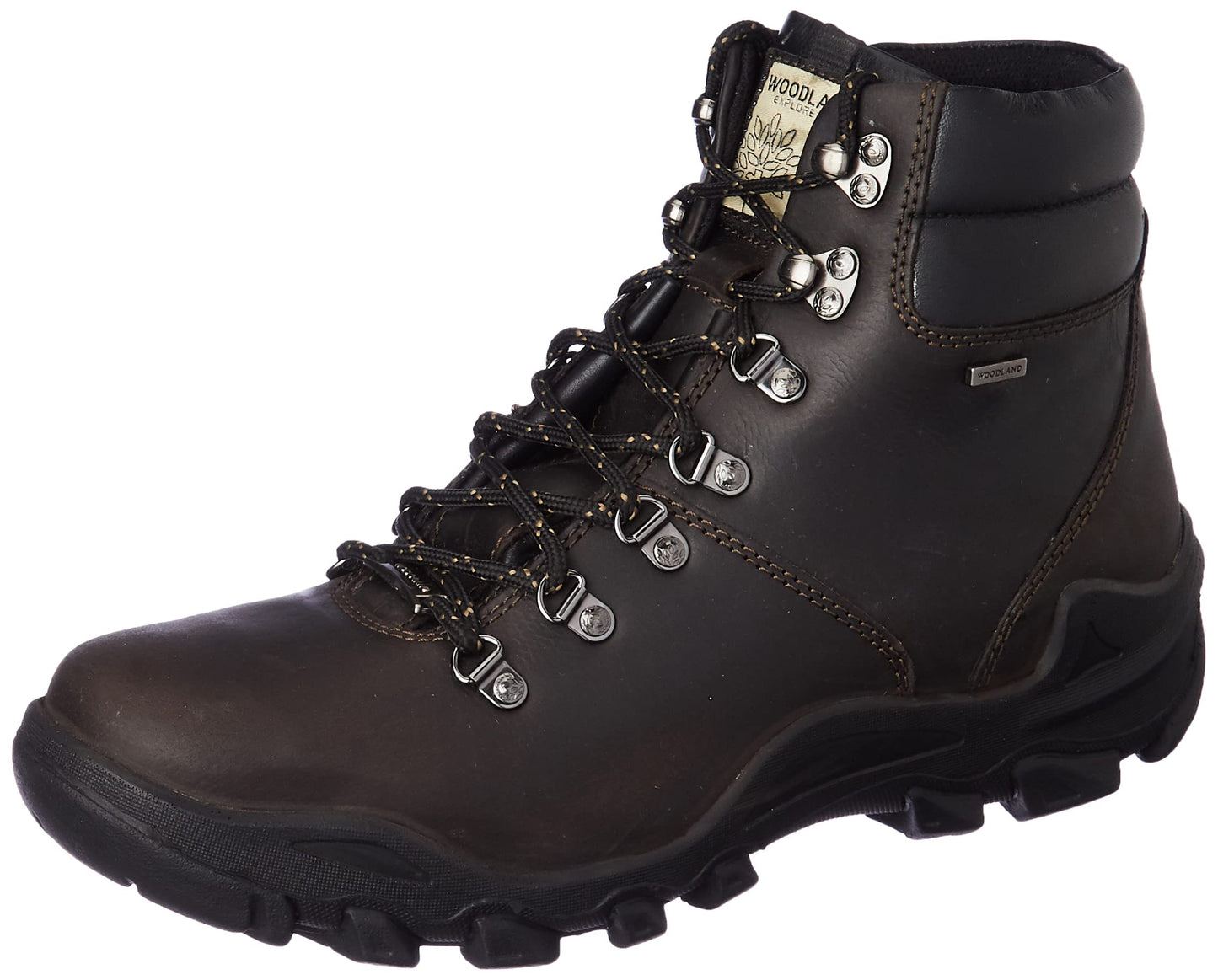 Woodland Men's Dbrown Leather Boots-9 UK (43 EU) (OGB 2975118NW)