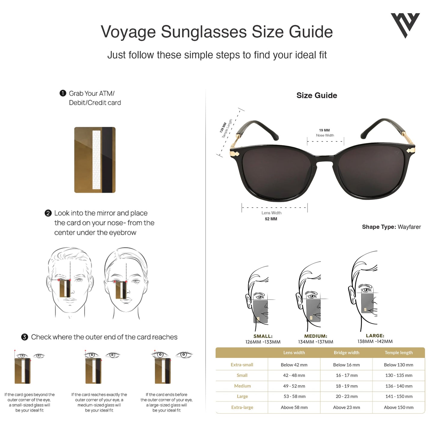 Voyage UV Protected Rectangular Women Sunglasses - (A3046MG3183 | Brown Lens | Black Frame)