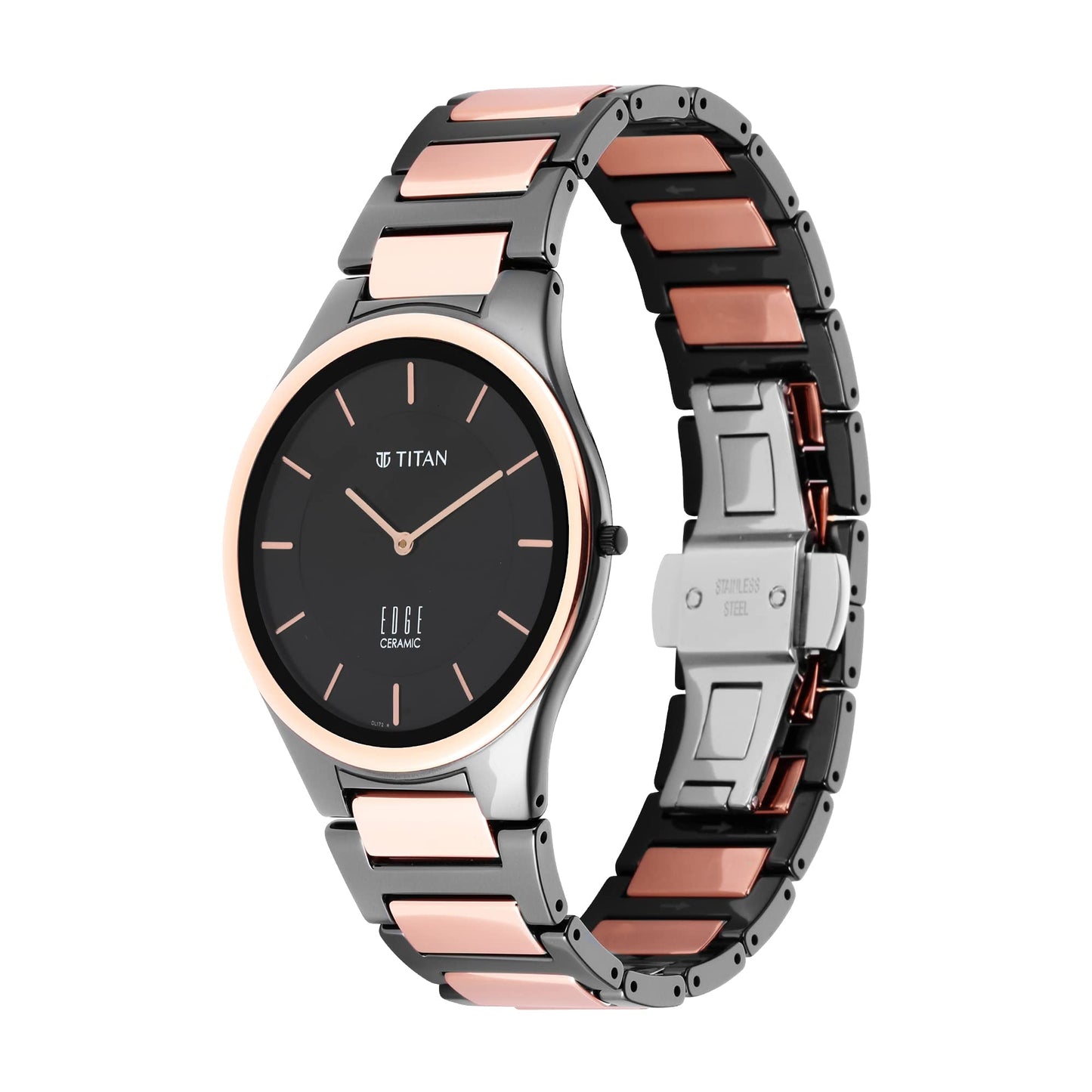 Titan Analog Black Dial Men's Watch-1696KC01, Blaxk/NP1696KC01