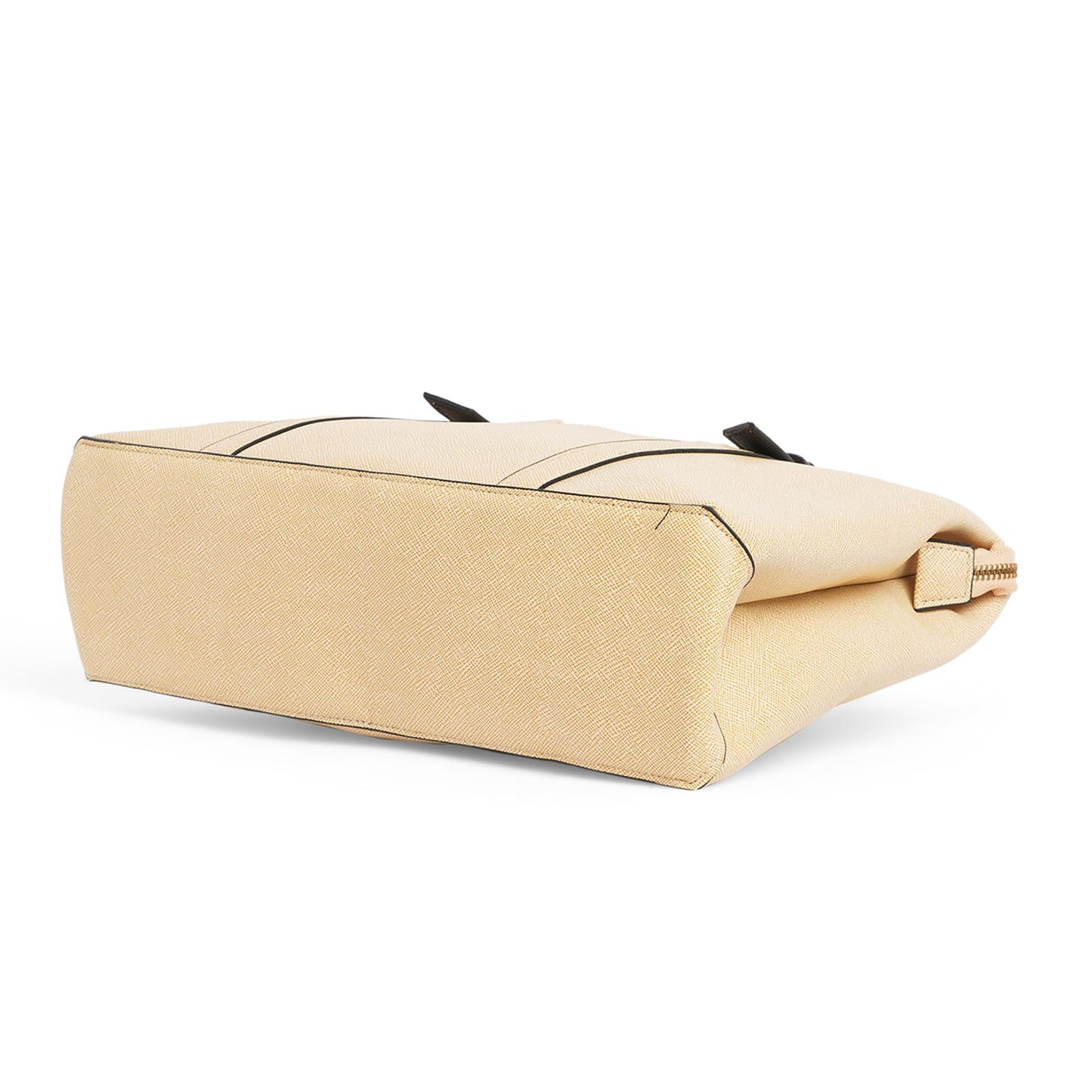 Caprese Roma Tote Medium Beige Bag for Women|Stylish, Durable, Multi-Compartment Design for Work, Travel, Shopping |Comfortable Straps Shoulder Bag, Ideal for Laptop & Essentials