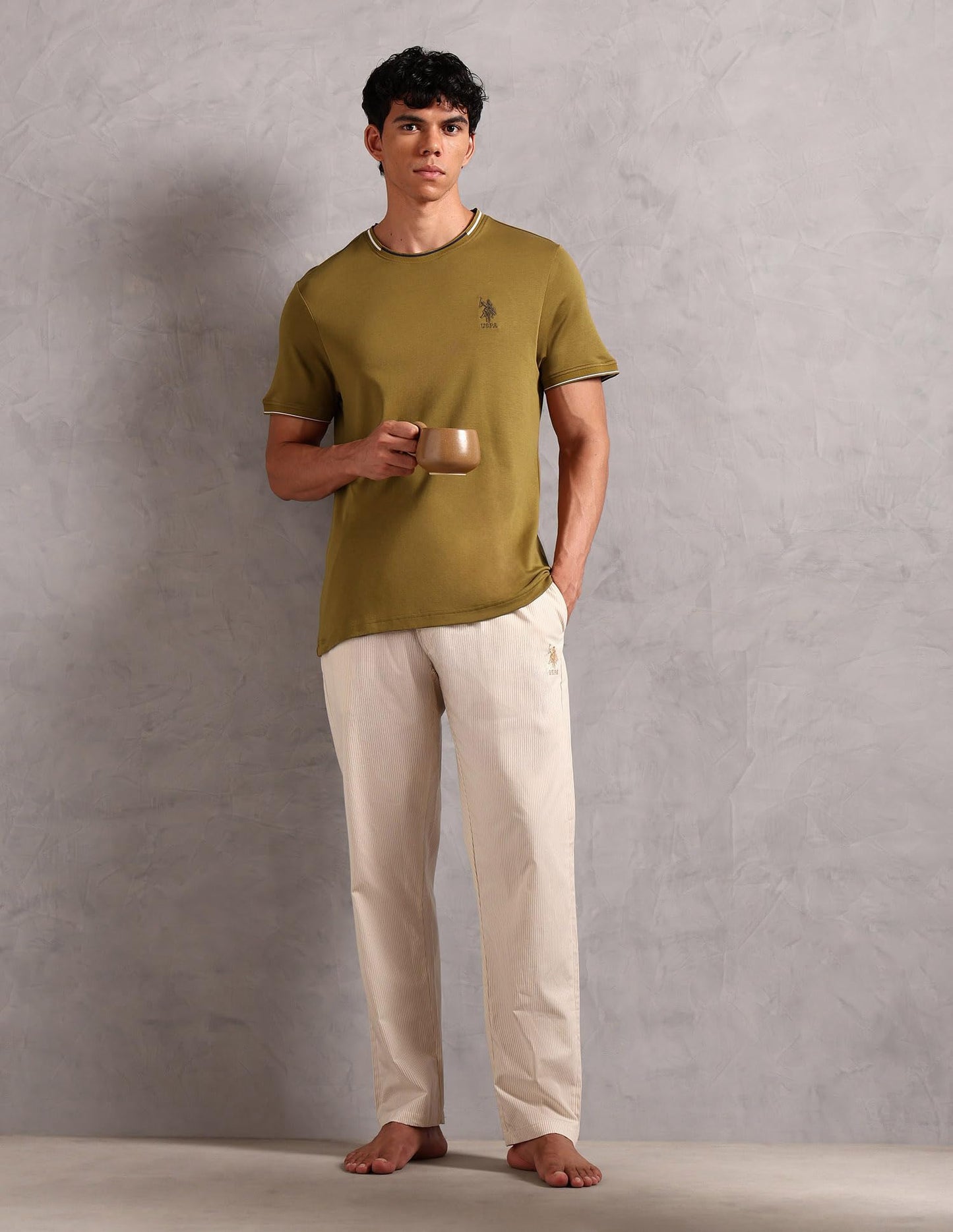 U.S. POLO ASSN. Men's Regular Fit T-Shirt (OEE08-PL_Breen