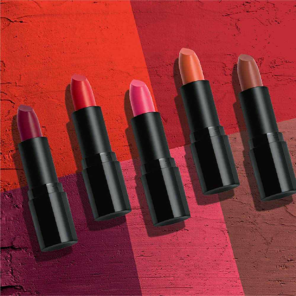 Lakme Forever Matte Lipstick, Waterproof, Non Drying, Creamy Matte Bullet Lipstick Made With French Rose Oil Extracts, Nude Toast, 4.5g