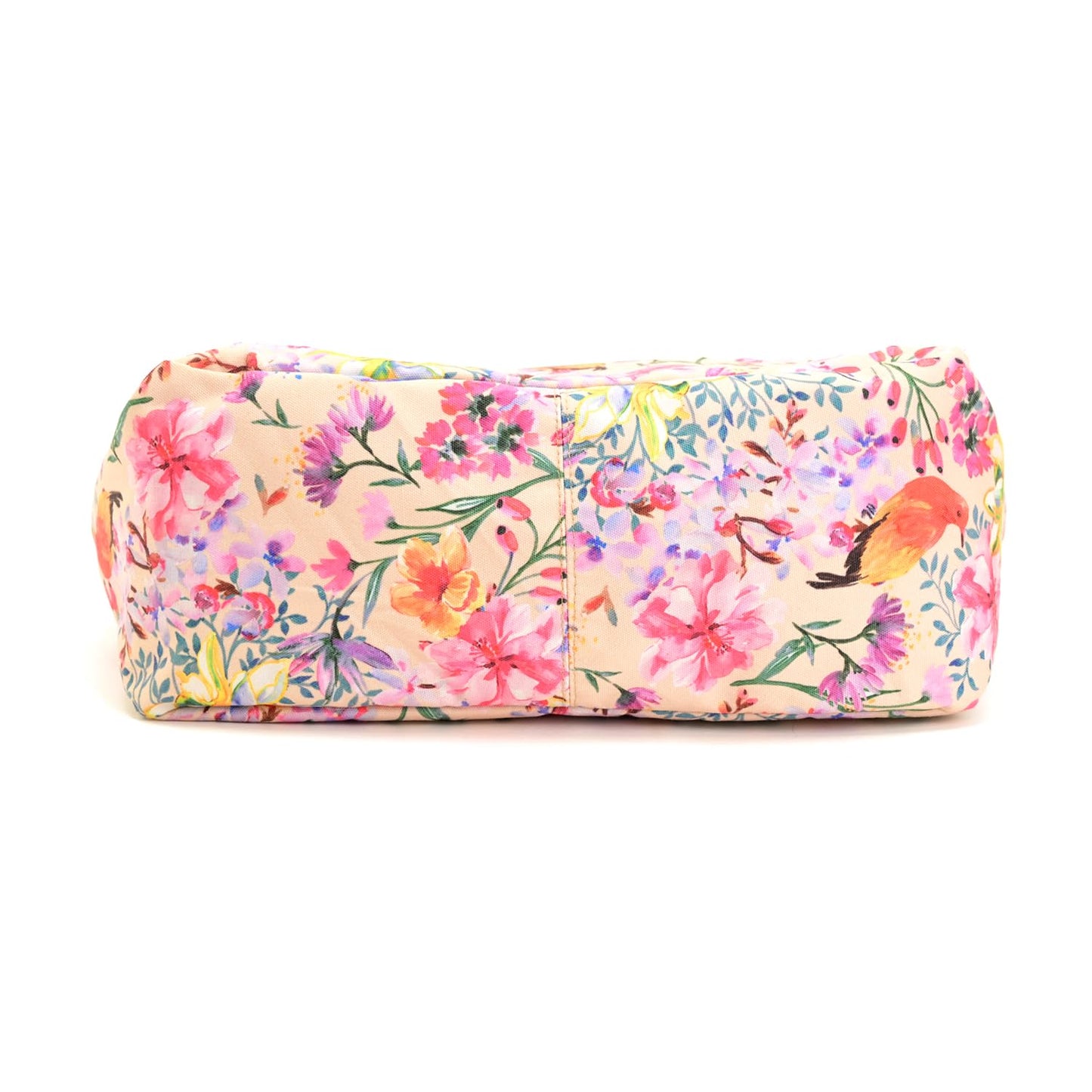 Boho Girl Summer Floral Printed Women's Top Handle Bag | Spacious Women's Handbag With Multiple Compartments & Shoulder Straps - Pack of 1 (Multi Colour)
