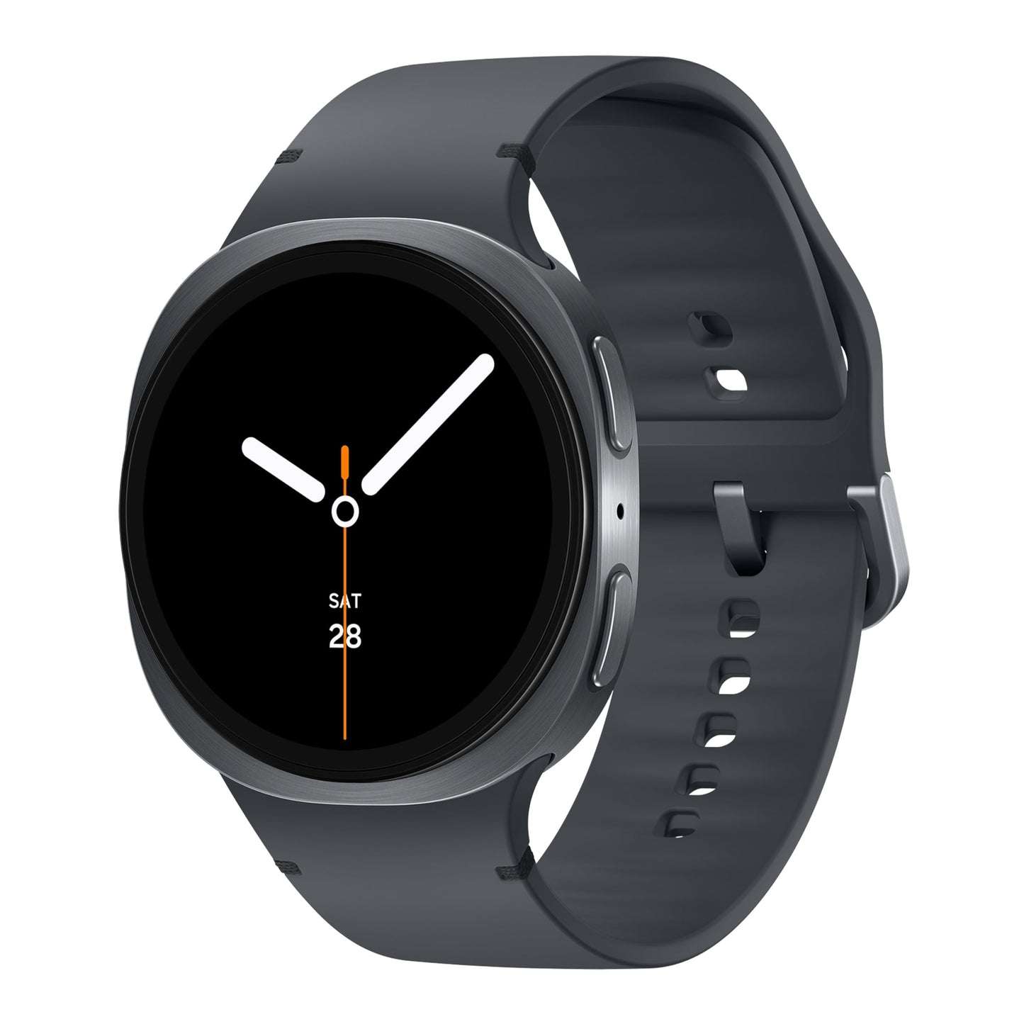 Samsung Galaxy Watch8 (40mm, LTE, Graphite) with 3nm Processor | Dual GPS | Sapphire Glass & Armor Aluminum | 5ATM & IP68 | BP, ECG, IHRN & Vascular Load Monitoring | Anti-oxidant Index