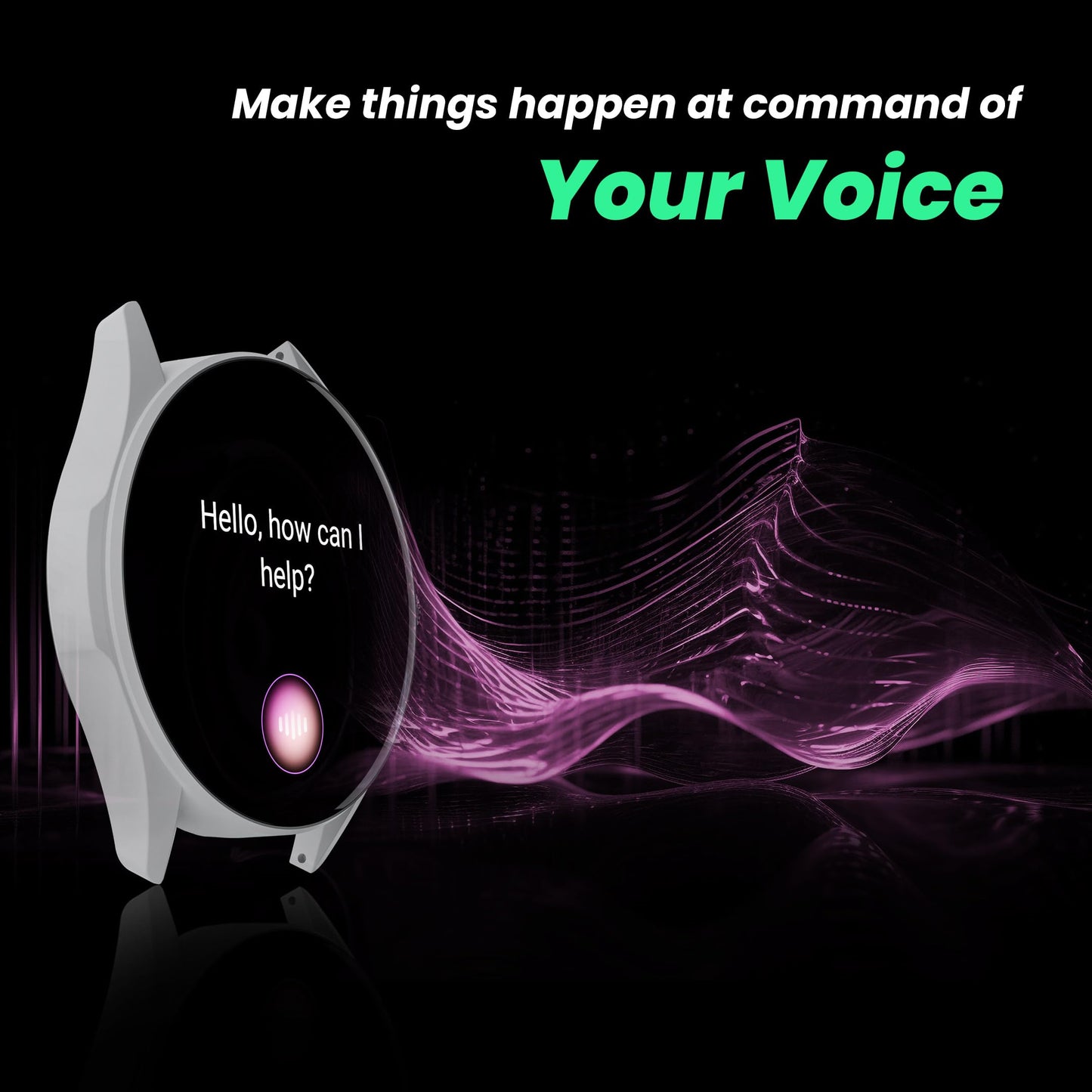 HAMMER Cyclone 1.39" Round Dial Smart Watch with Calling Function, High Refresh Rate, Multi Sports Modes, Spo2, HR, Voice Assistant (Ash Grey)